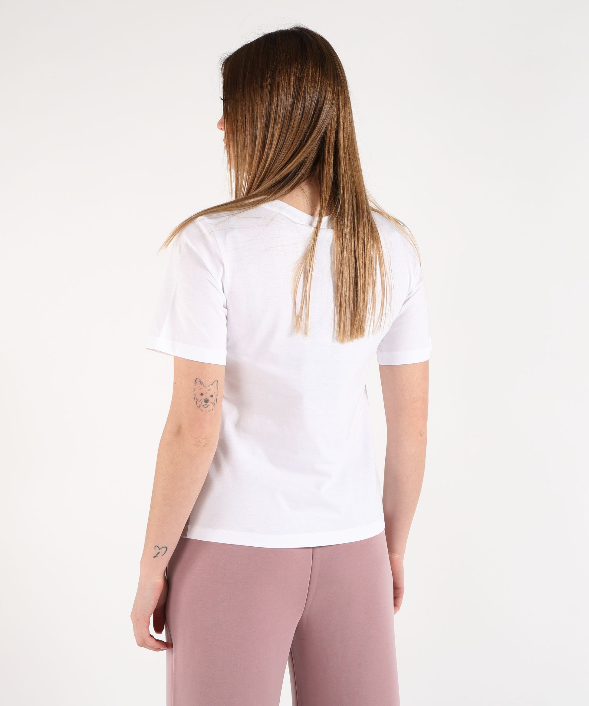 T-shirts COLMAR T‑Shirt with Side Slits Bianco | COLMAR