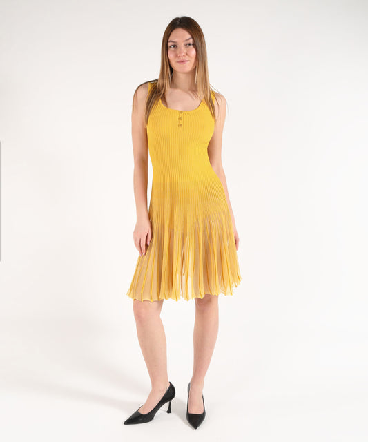 ELISABETTA FRANCHI Abito in maglia à jour