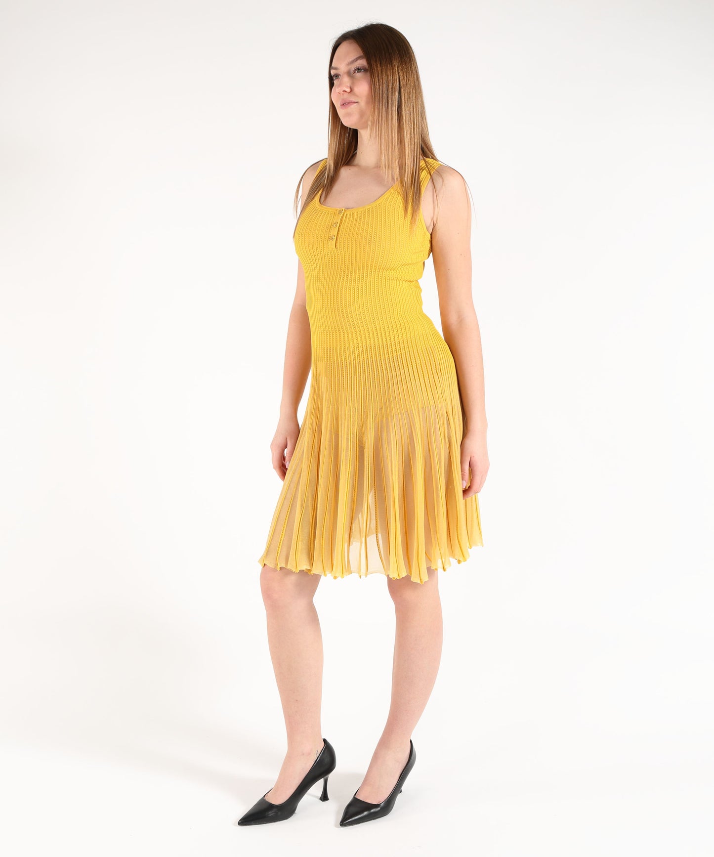 ELISABETTA FRANCHI Abito in maglia à jour