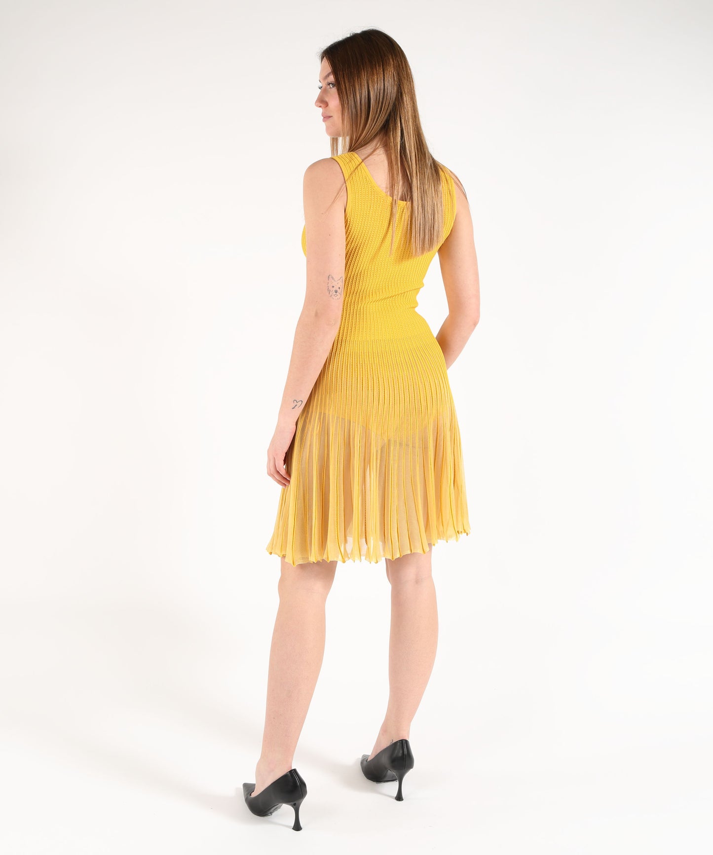 ELISABETTA FRANCHI Abito in maglia à jour