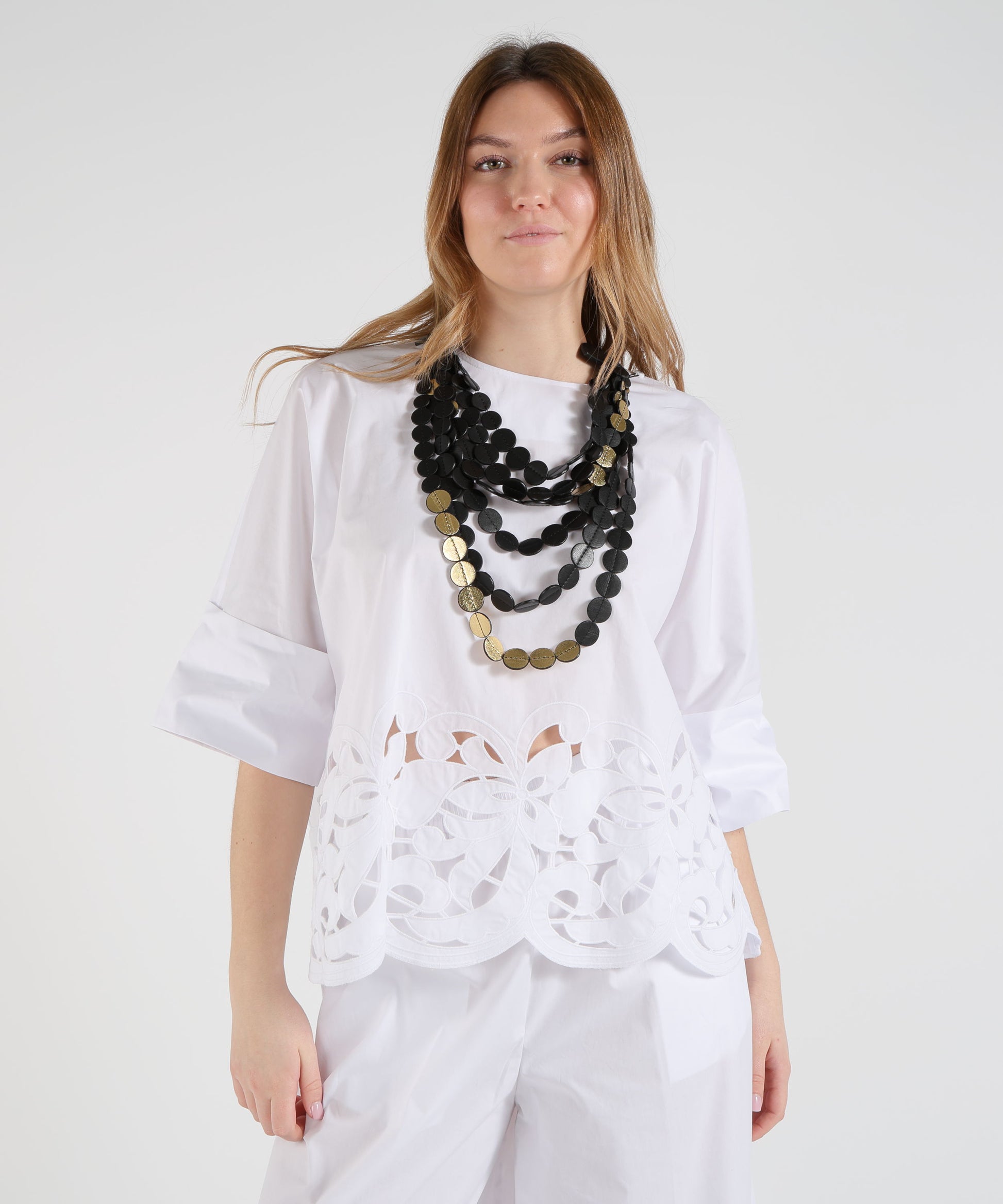 Collane MEIMEI Collana stile afro Nero/oro | MEIMEI