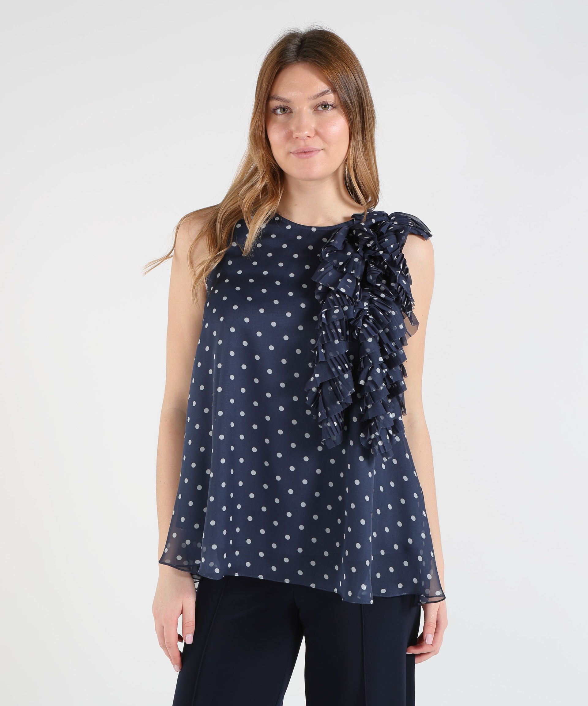 P.A.R.O.S.H. Blusa a pois