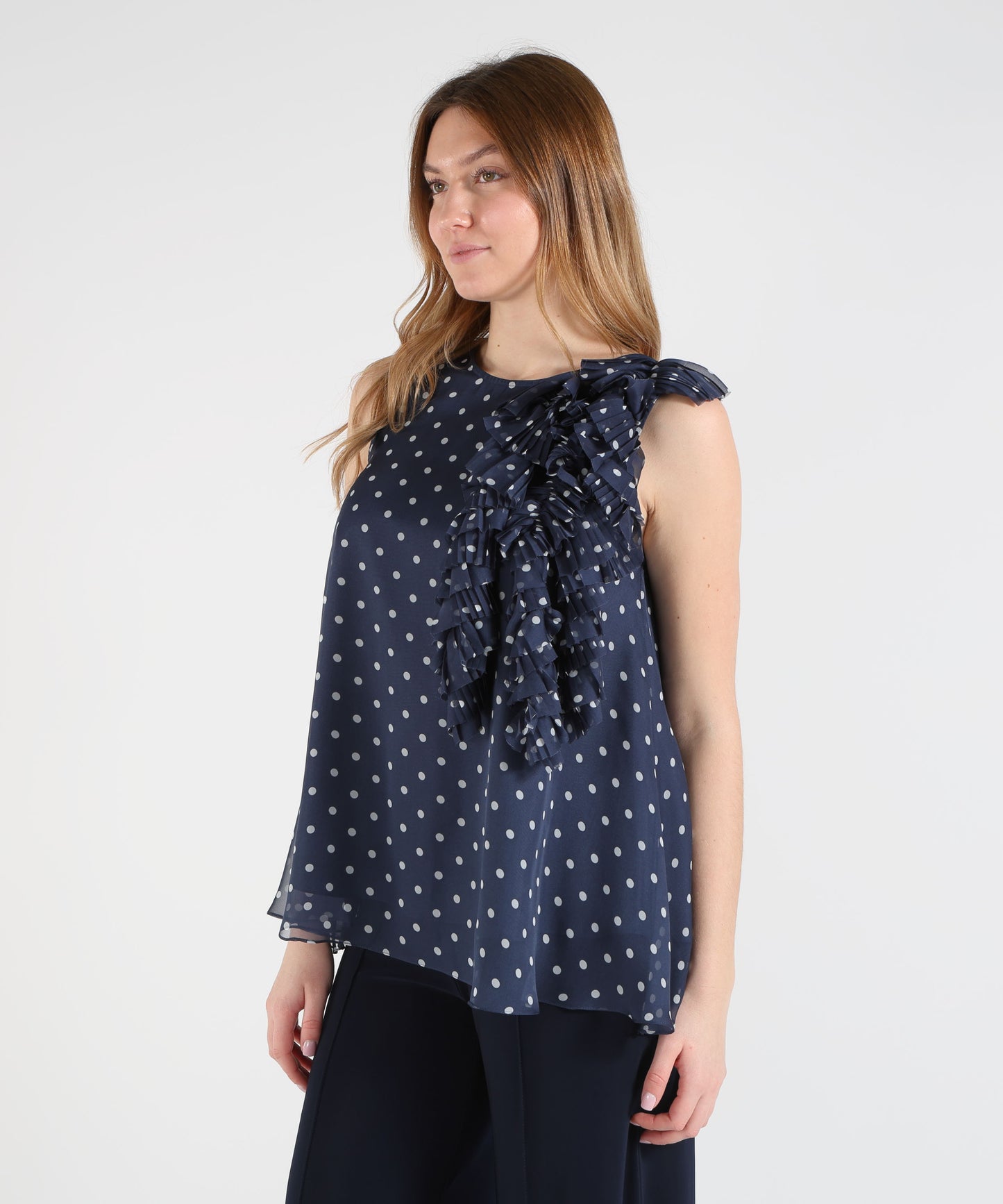 P.A.R.O.S.H. Blusa a pois
