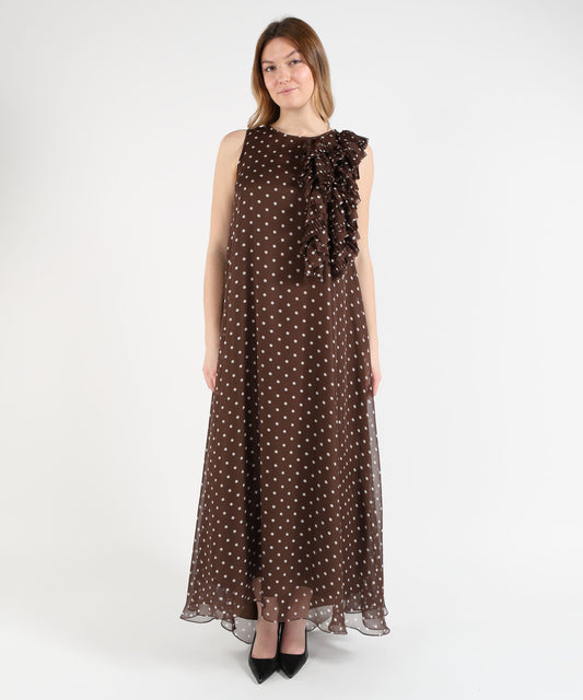 P.A.R.O.S.H. Long polka dot dress