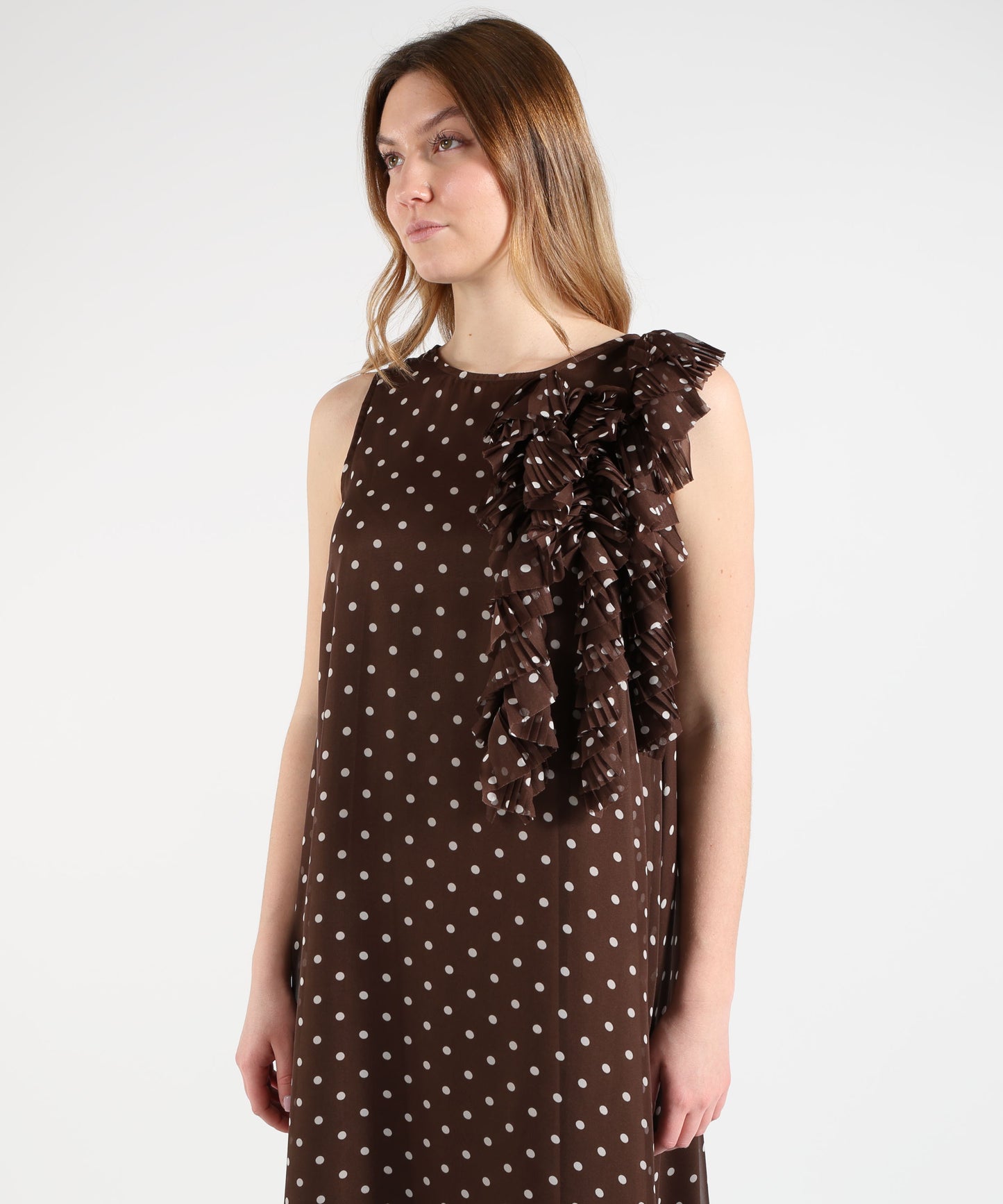 P.A.R.O.S.H. Abito lungo a pois