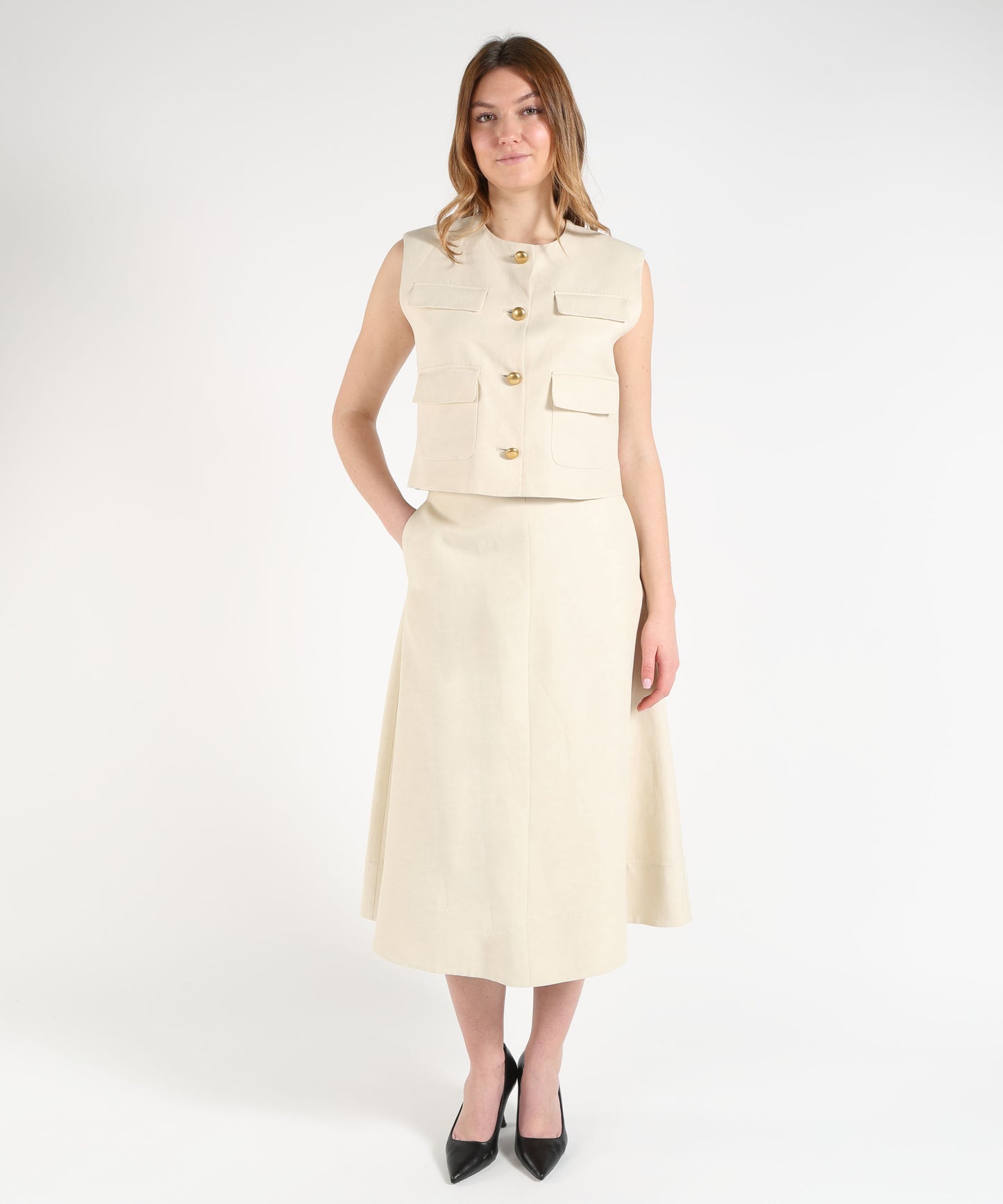 P.A.R.O.S.H. Midi skirt