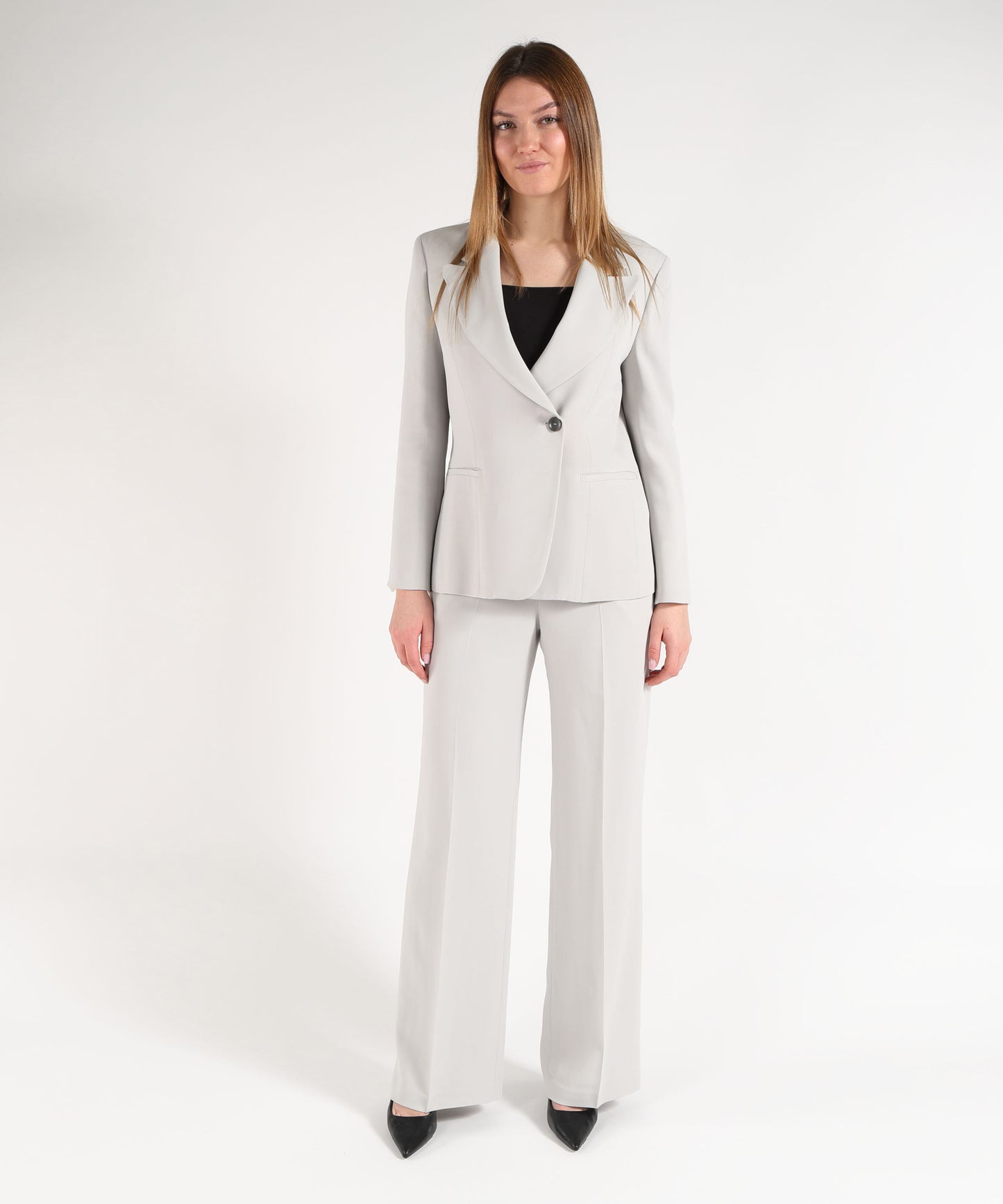 SEVENTY Giacca monopetto in cady crêpe viscosa