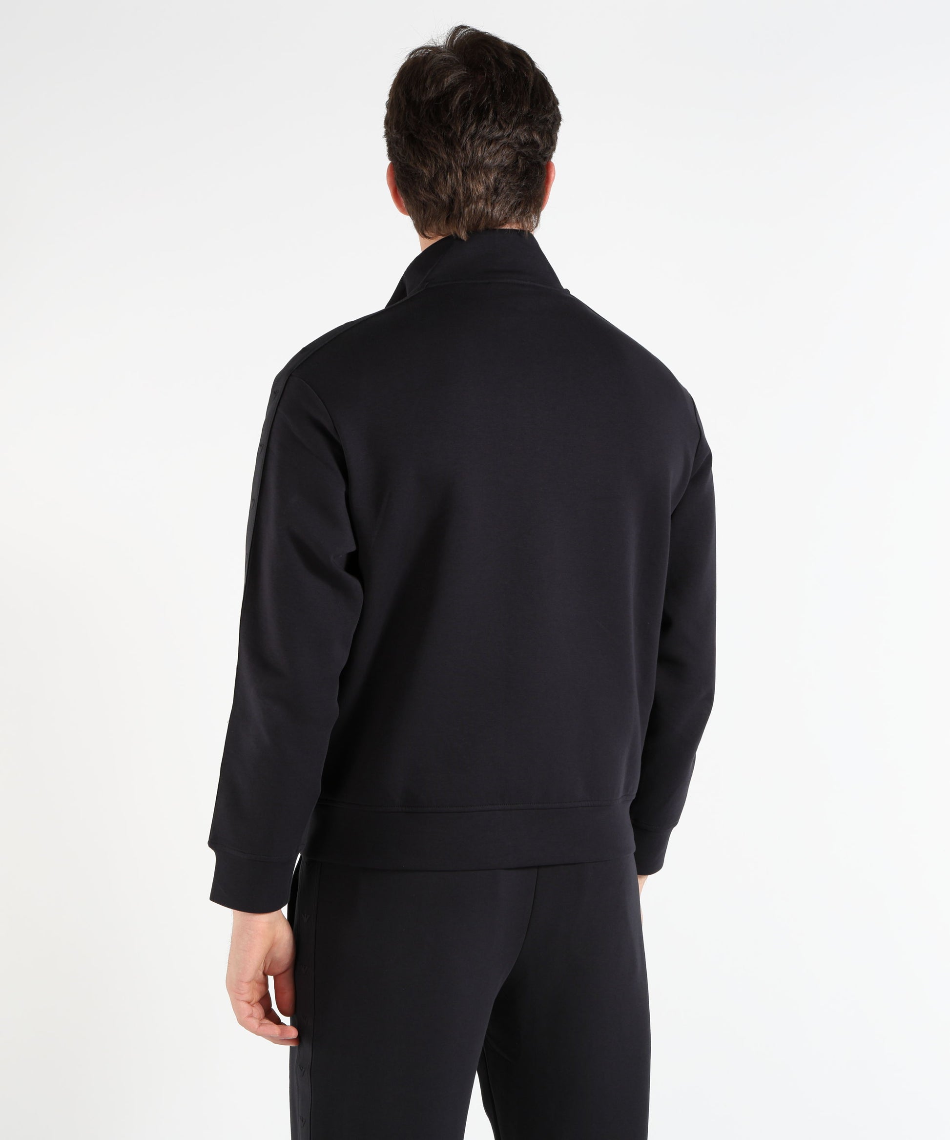 Felpe EMPORIO ARMANI Felpa tuta full zip Blu | EMPORIO ARMANI