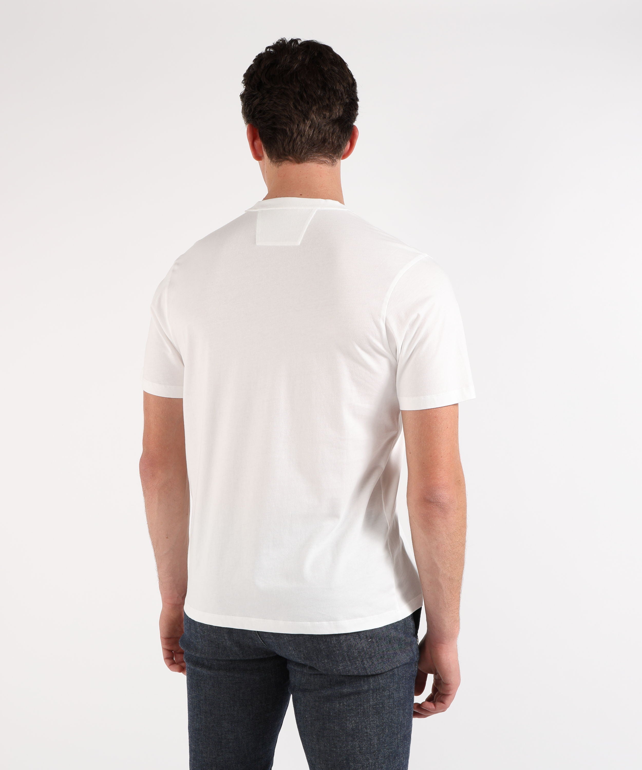 C.P. COMPANY Jersey Short Sleeve Chest Logo T-Shirt