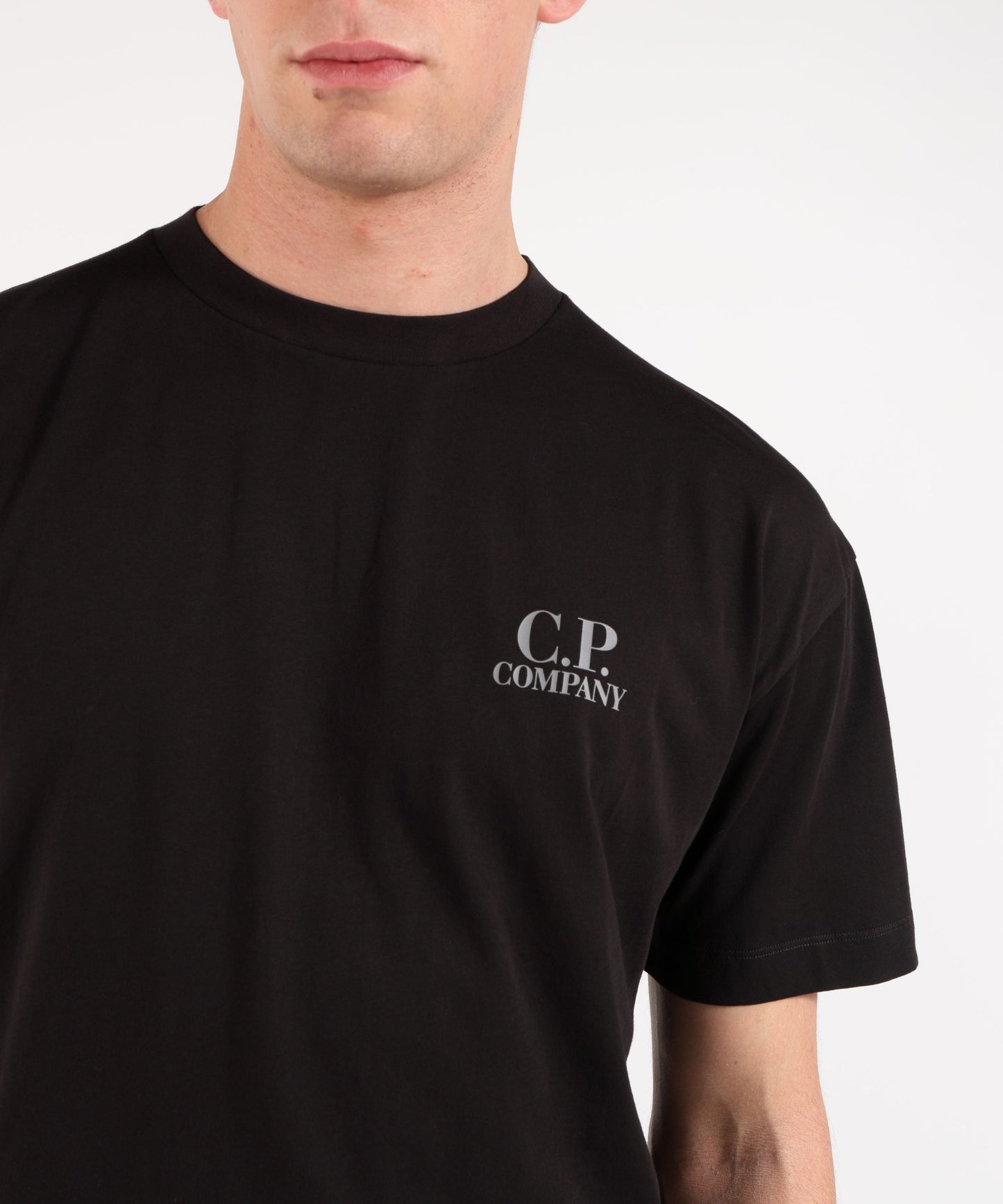 C.P. COMPANY Jersey Short Sleeve Printed Graphics T-Shirt