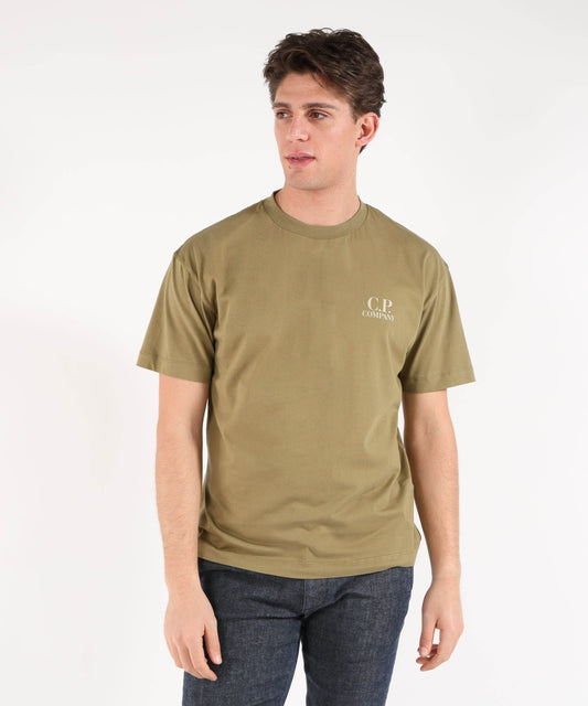 C.P. COMPANY Jersey Short Sleeve Printed Graphics T-Shirt