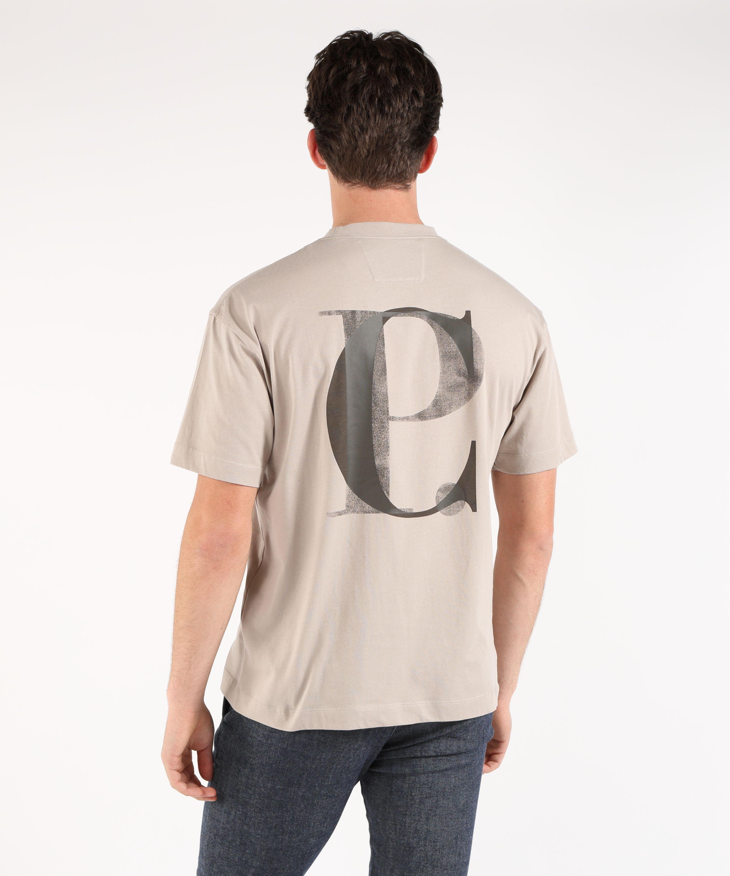 C.P. COMPANY Jersey Short Sleeve Logo T-Shirt