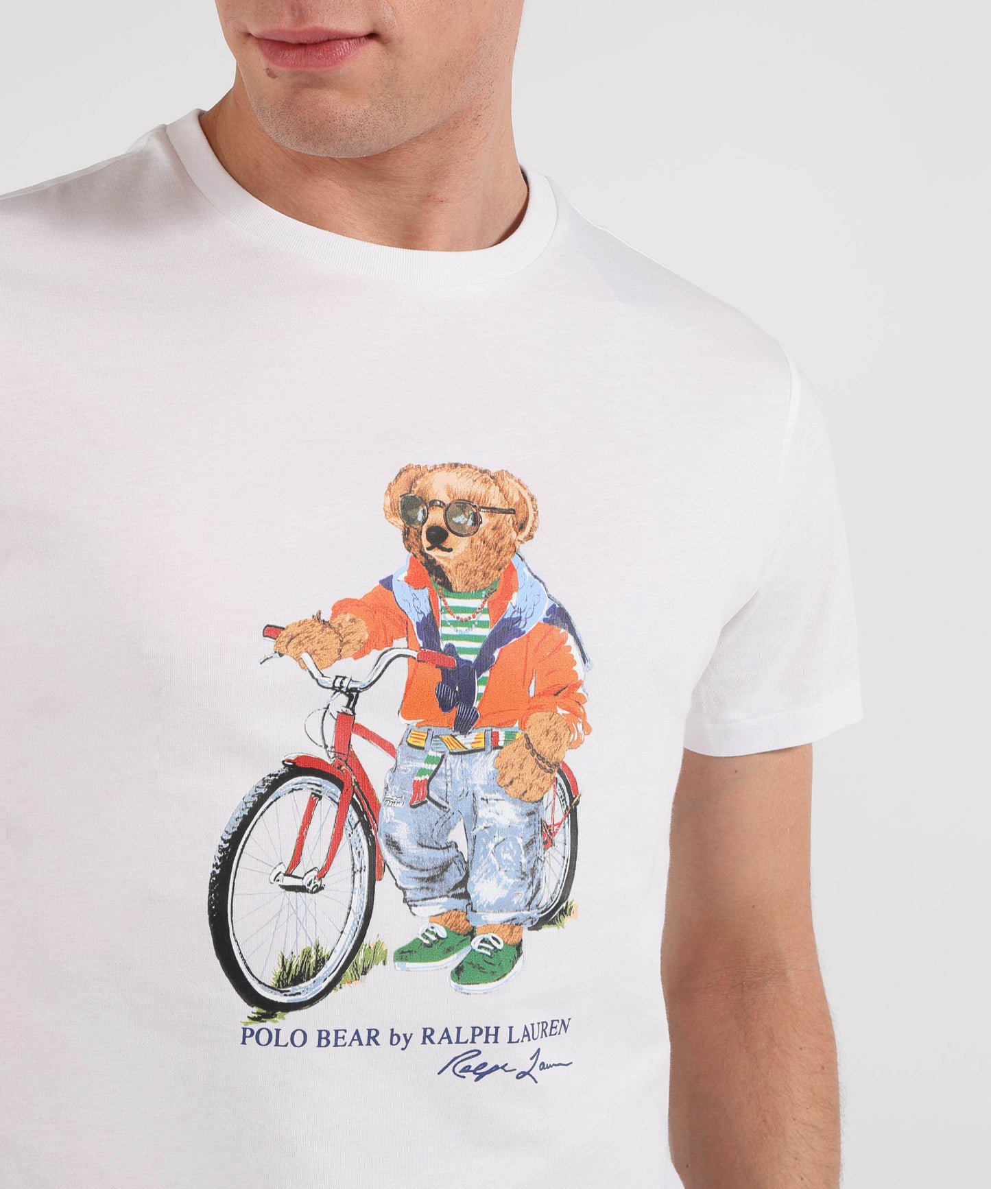 POLO RALPH LAUREN Polo Bear custom slim-fit jersey T-shirt