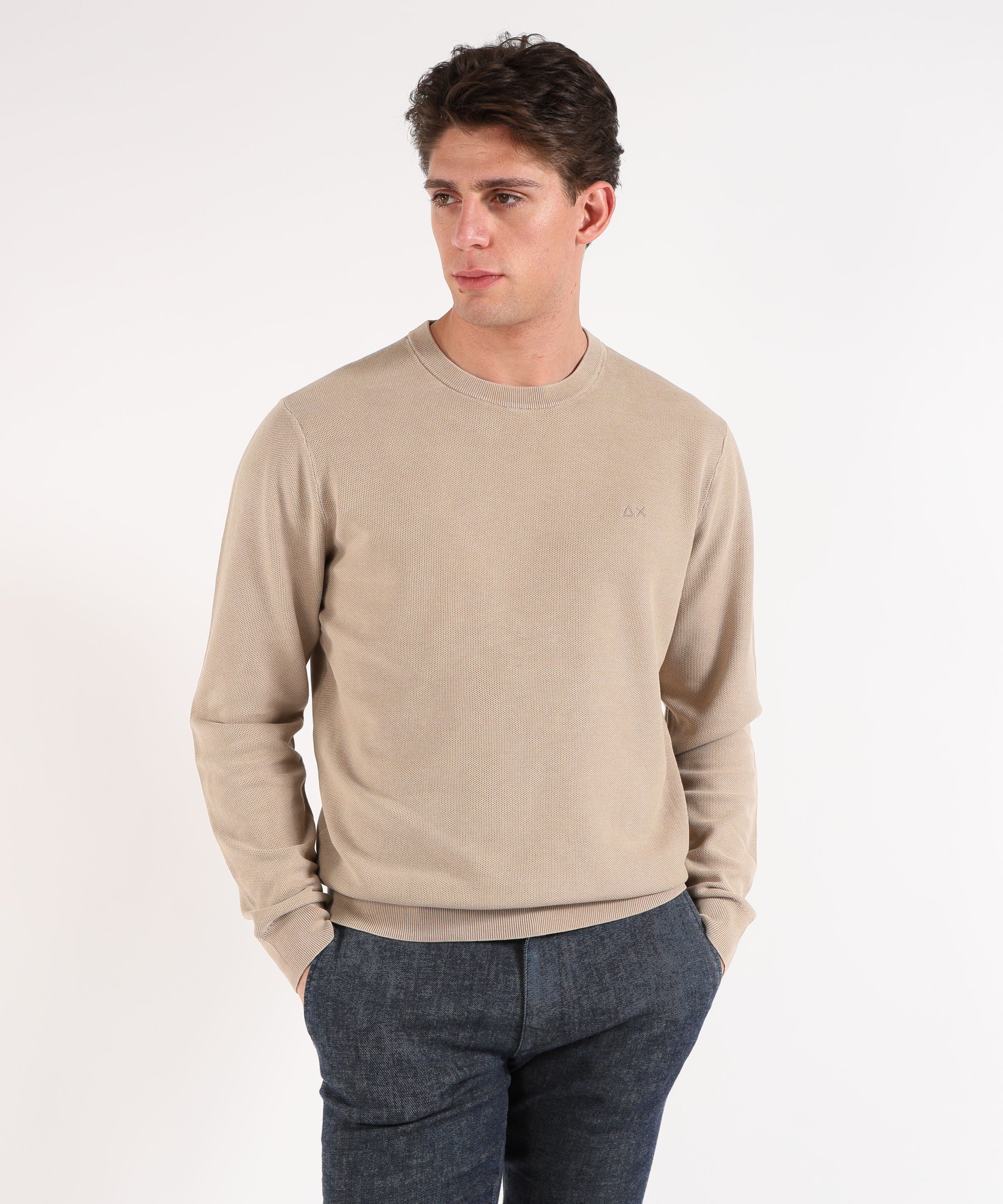 SUN 68 Maglia trama punto riso