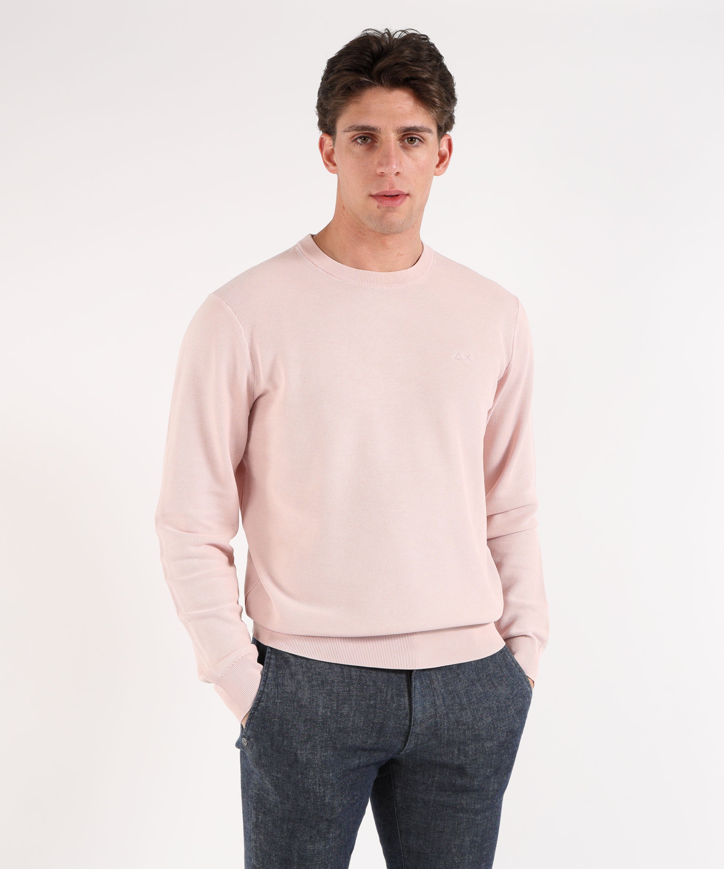 SUN 68 Maglia trama punto riso