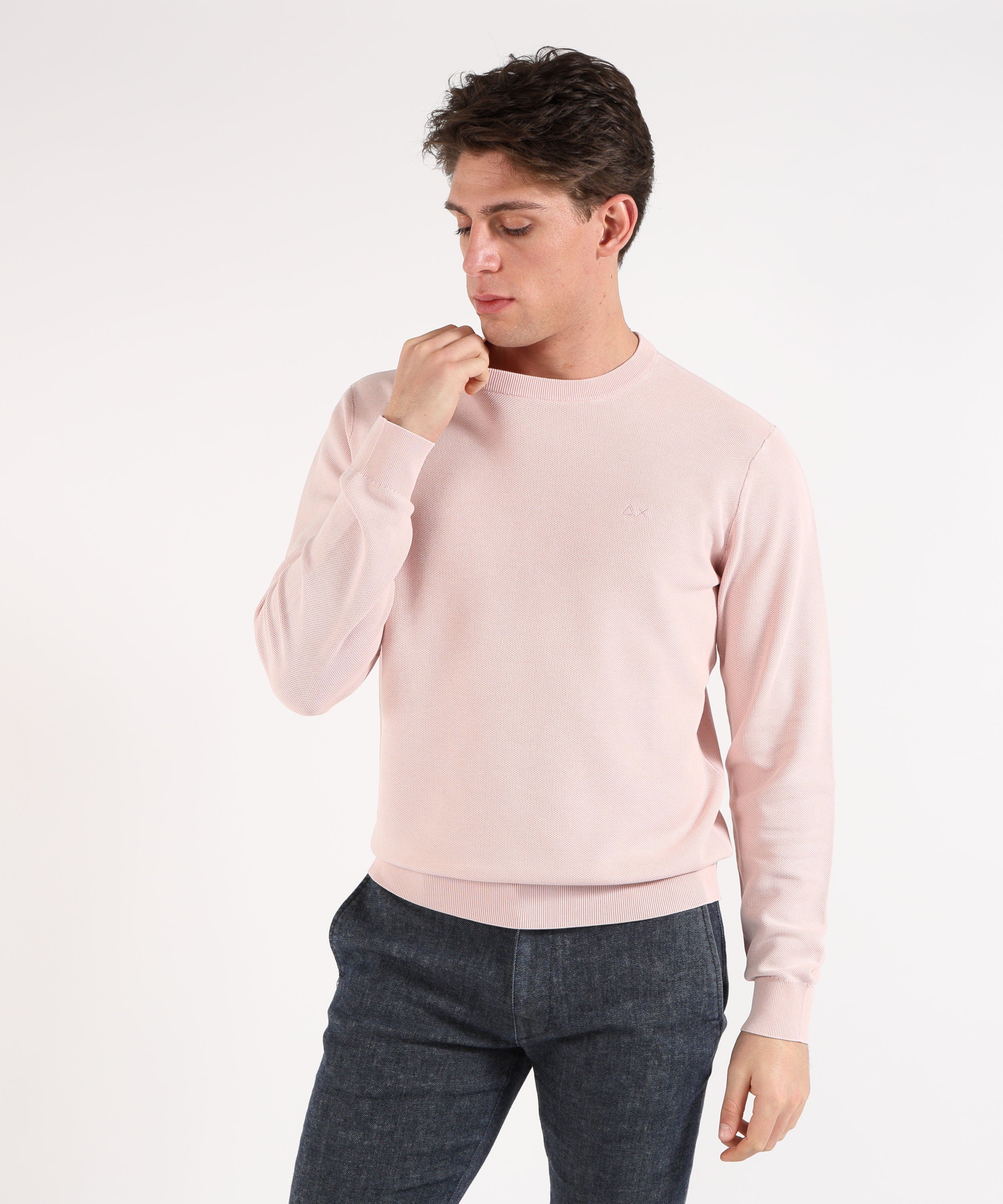 SUN 68 Maglia trama punto riso