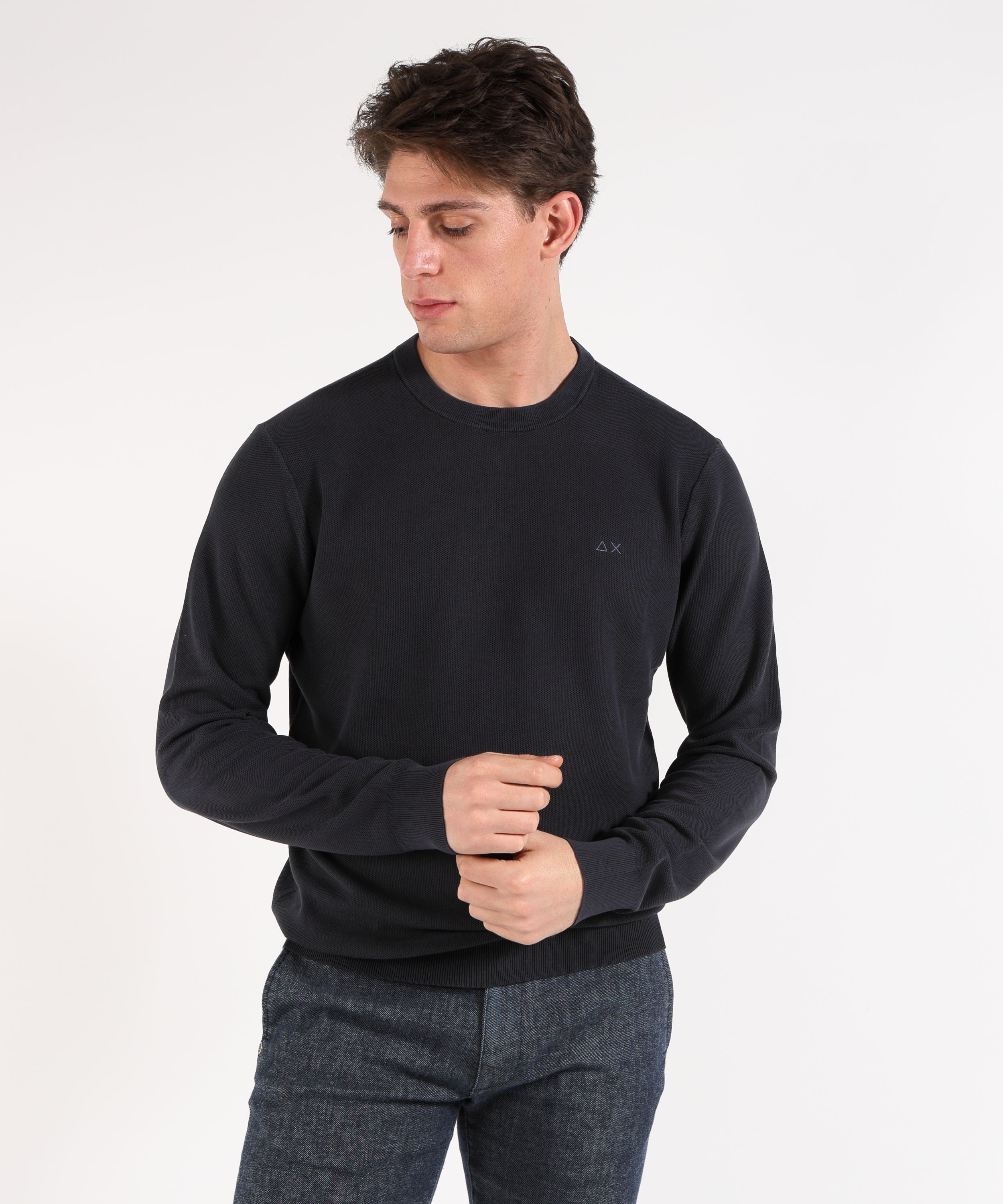 SUN 68 Maglia trama punto riso