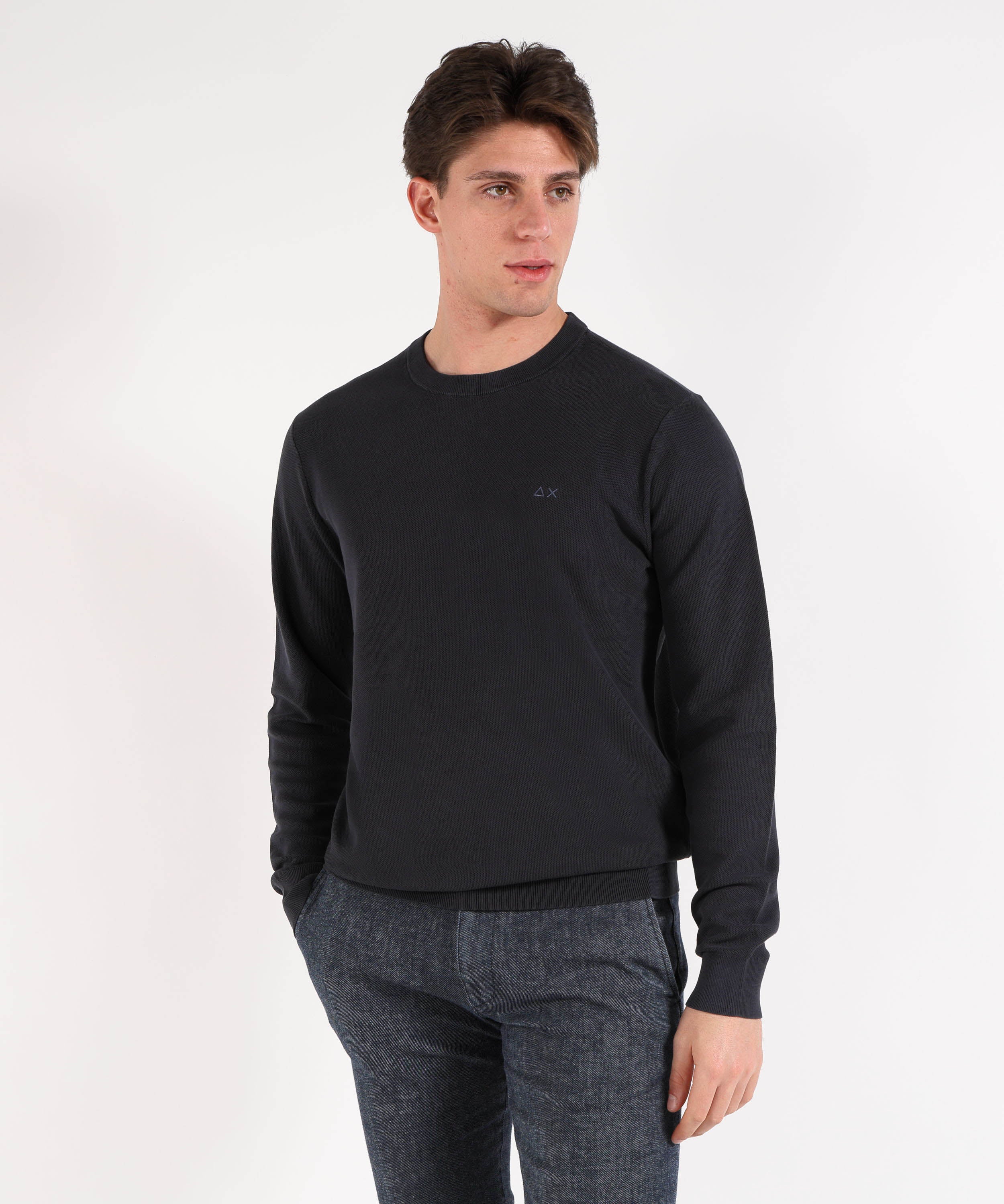 SUN 68 Maglia trama punto riso