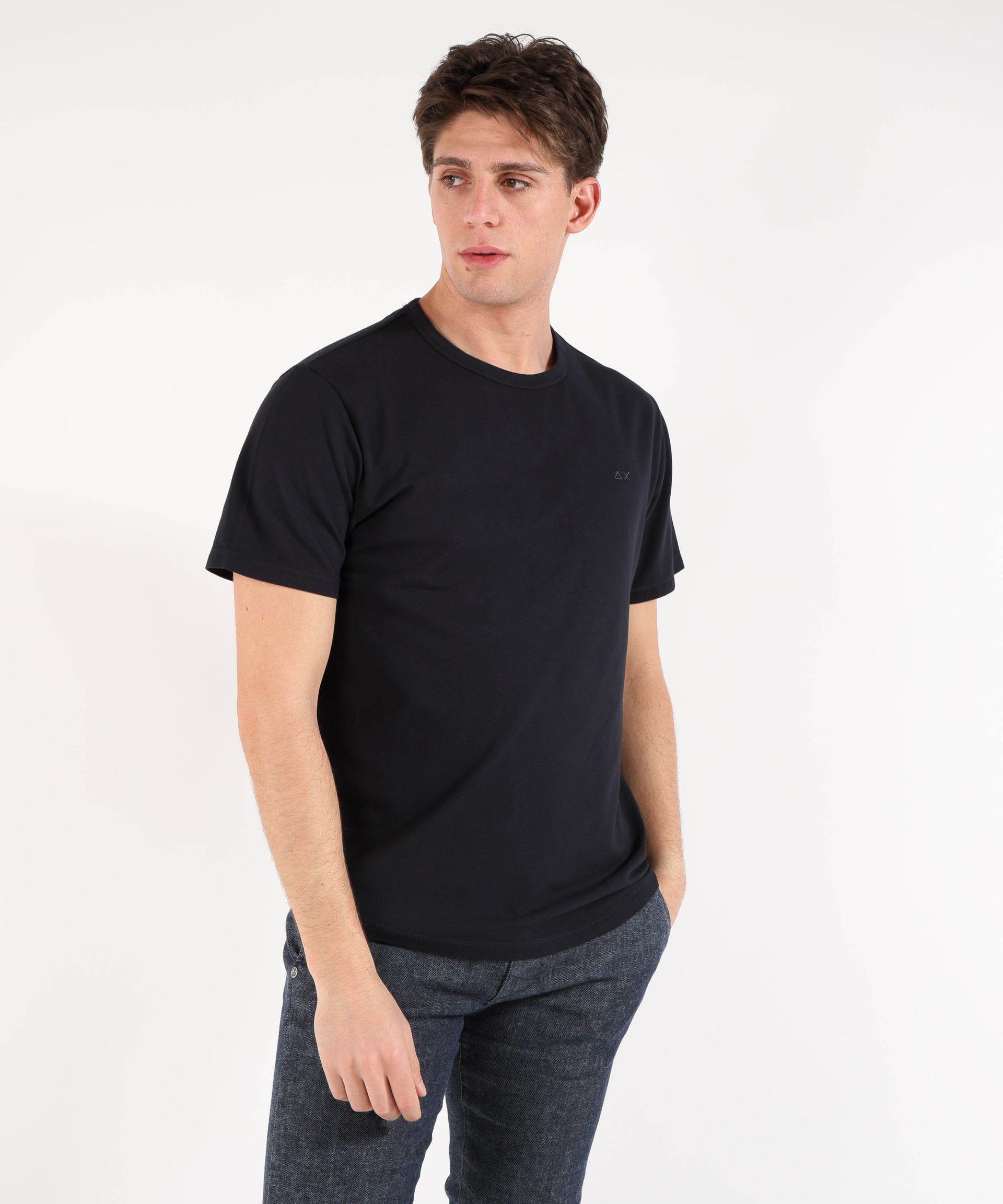 SUN 68 T-shirt piquet cold dye
