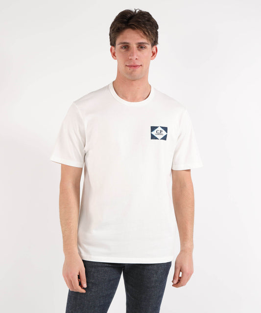 C.P. COMPANY T-shirt con logo in cotone