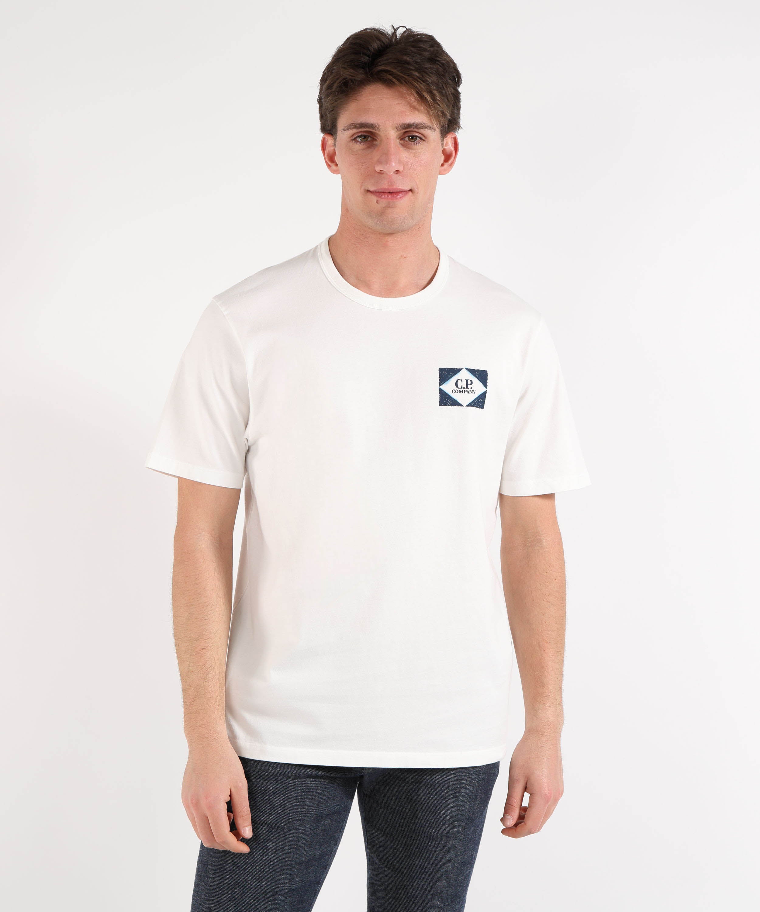 C.P. COMPANY T-shirt con logo in cotone
