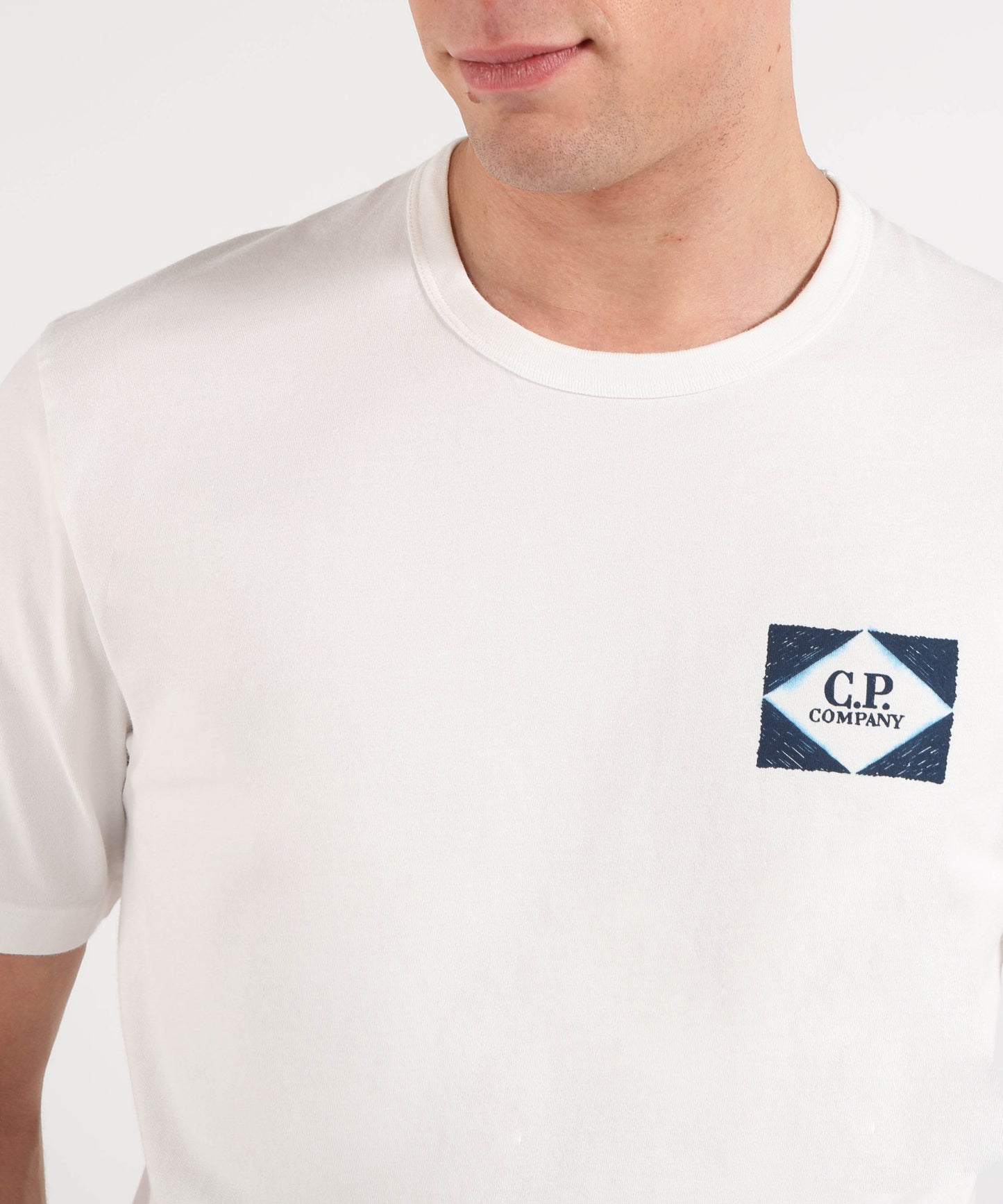 C.P. COMPANY T-shirt con logo in cotone