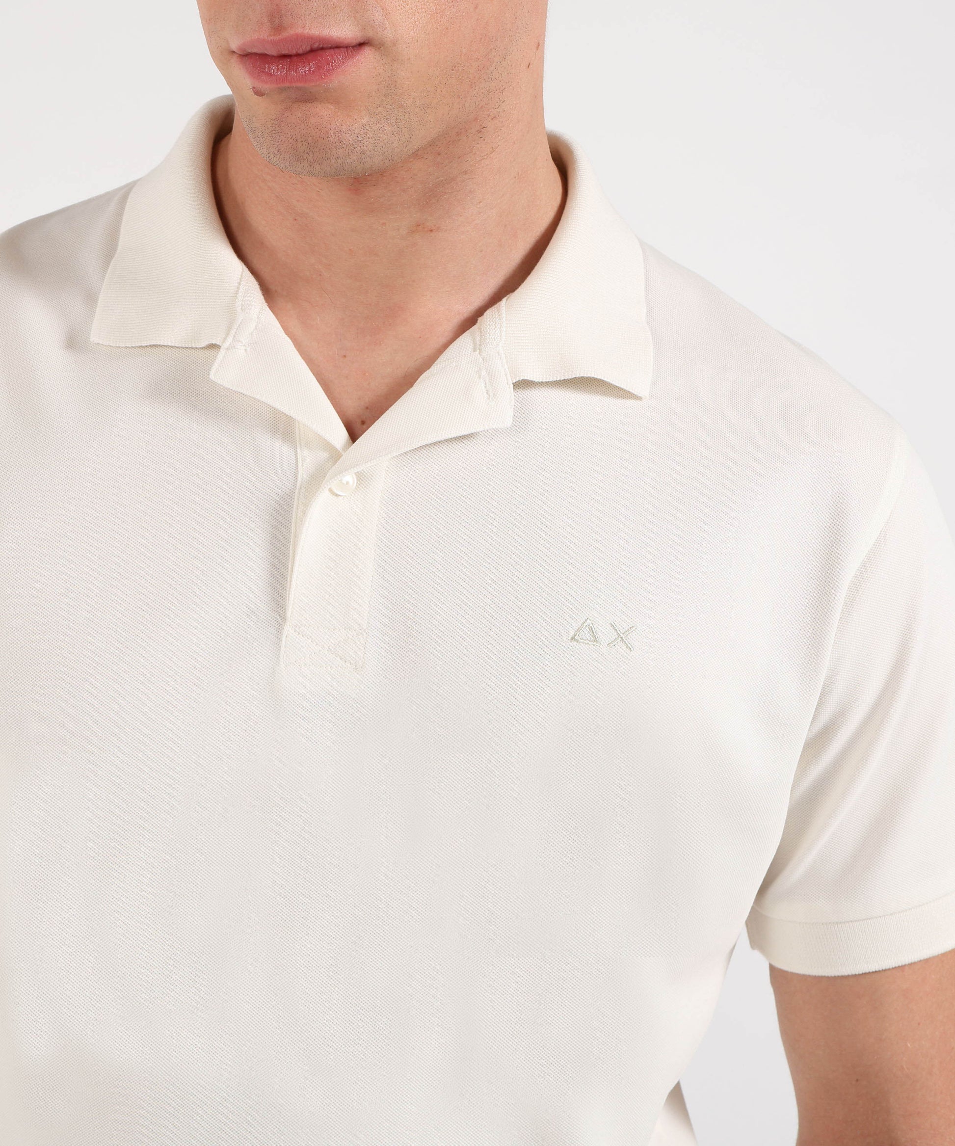 Polo shirts SUN 68 Cold-dye polo shirt Bianco | SUN 68