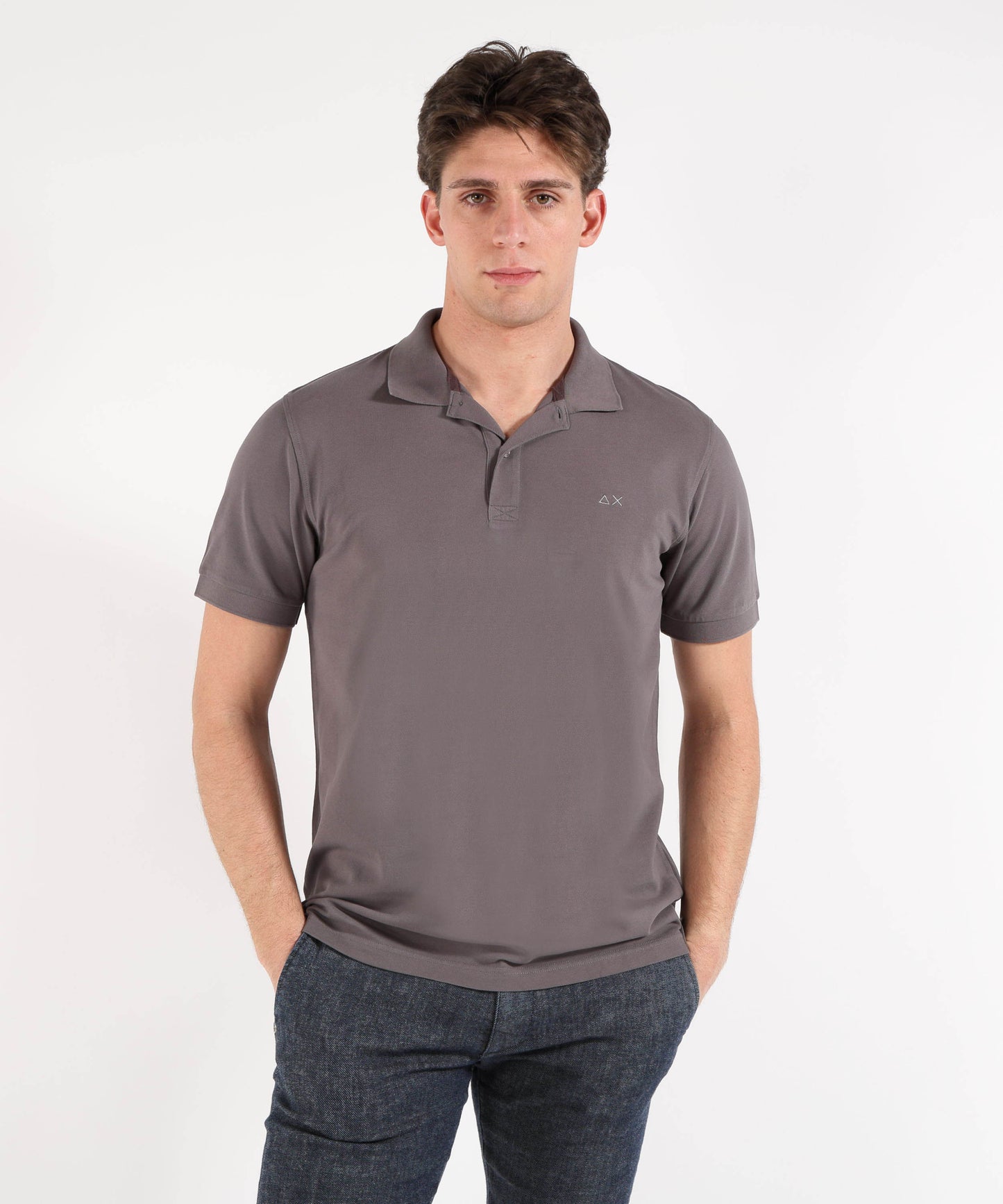 SUN 68 Cold-dye polo shirt