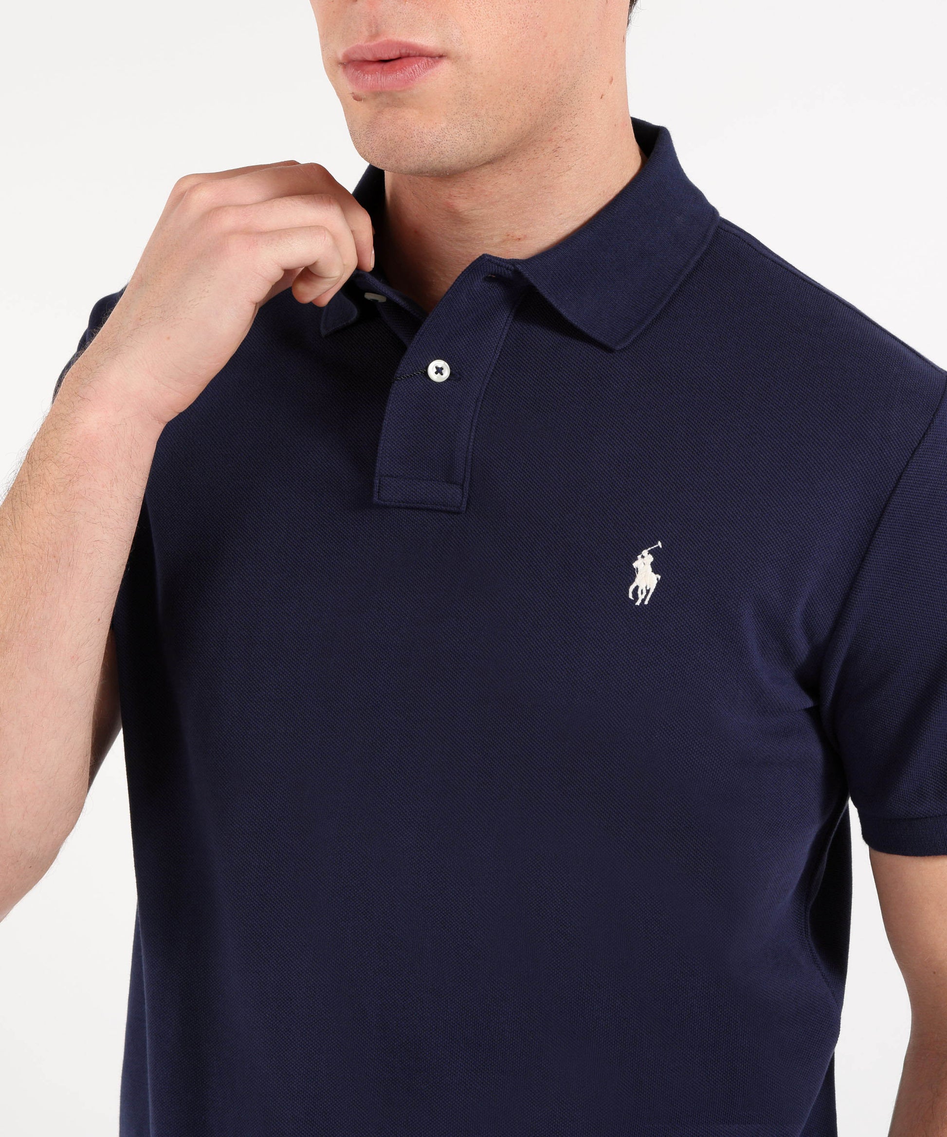 Polo shirts POLO RALPH LAUREN The iconic piqué polo Navy | POLO RALPH LAUREN