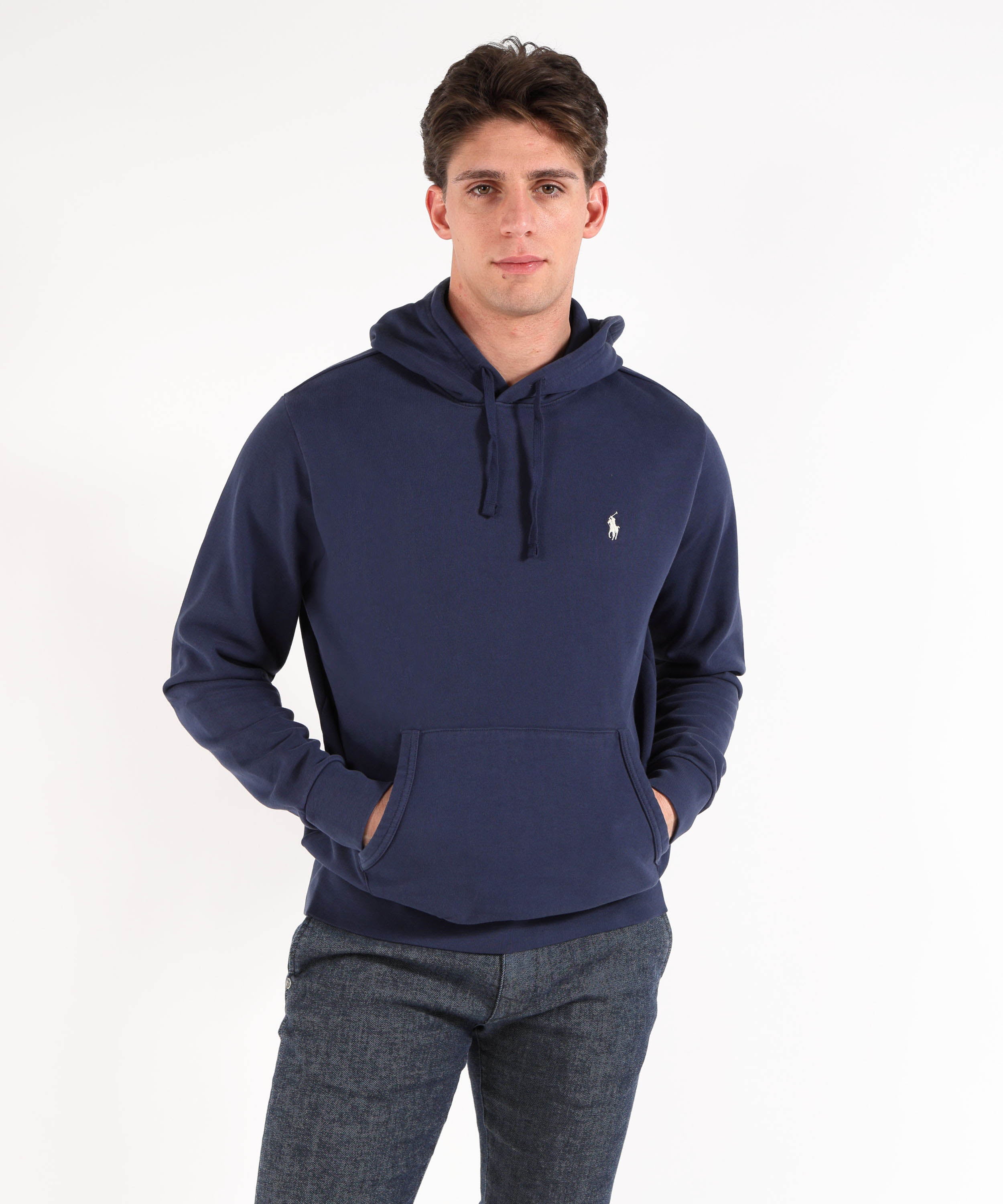 POLO RALPH LAUREN Felpa con cappuccio in cotone loopback