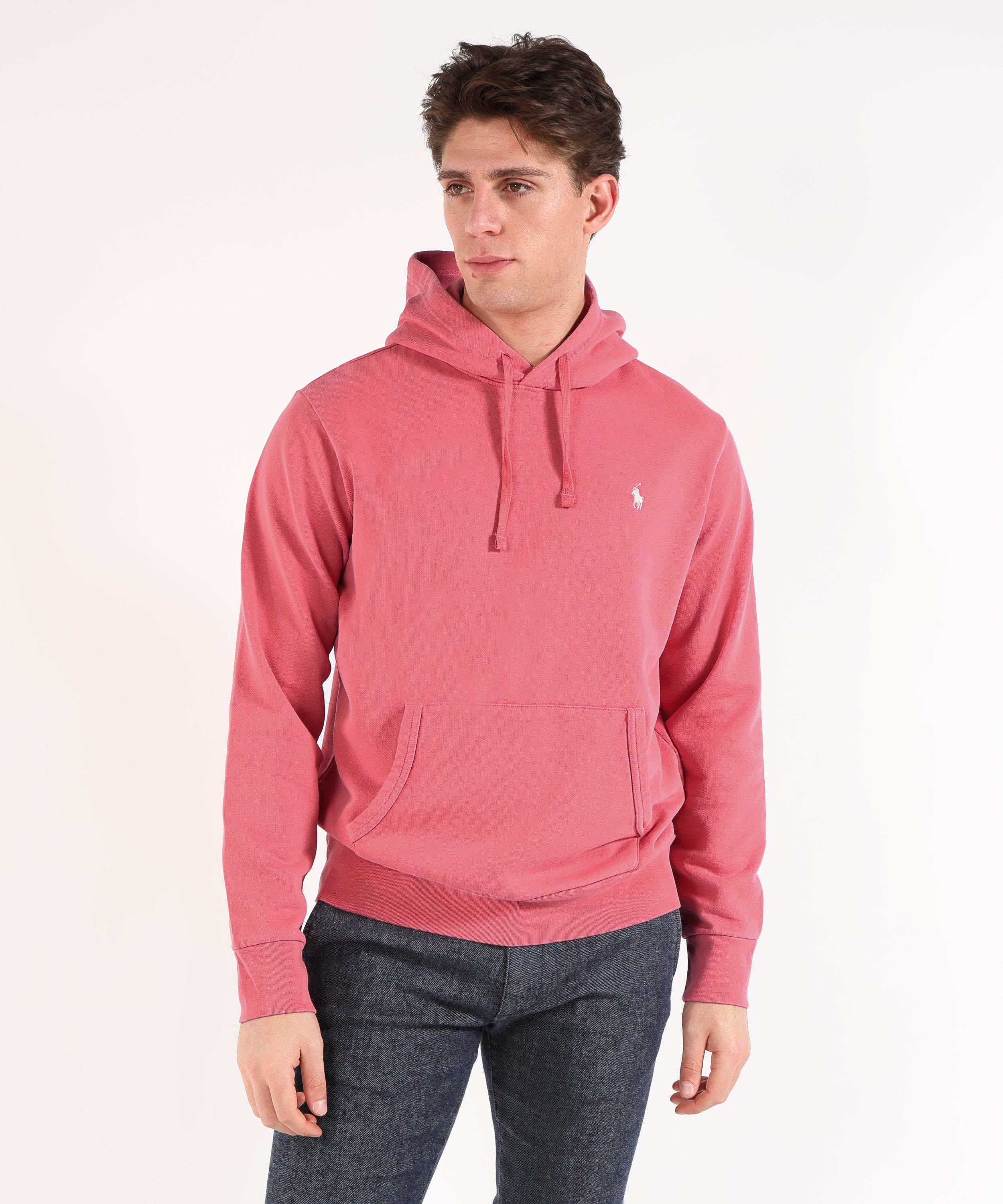 POLO RALPH LAUREN Felpa con cappuccio in cotone loopback