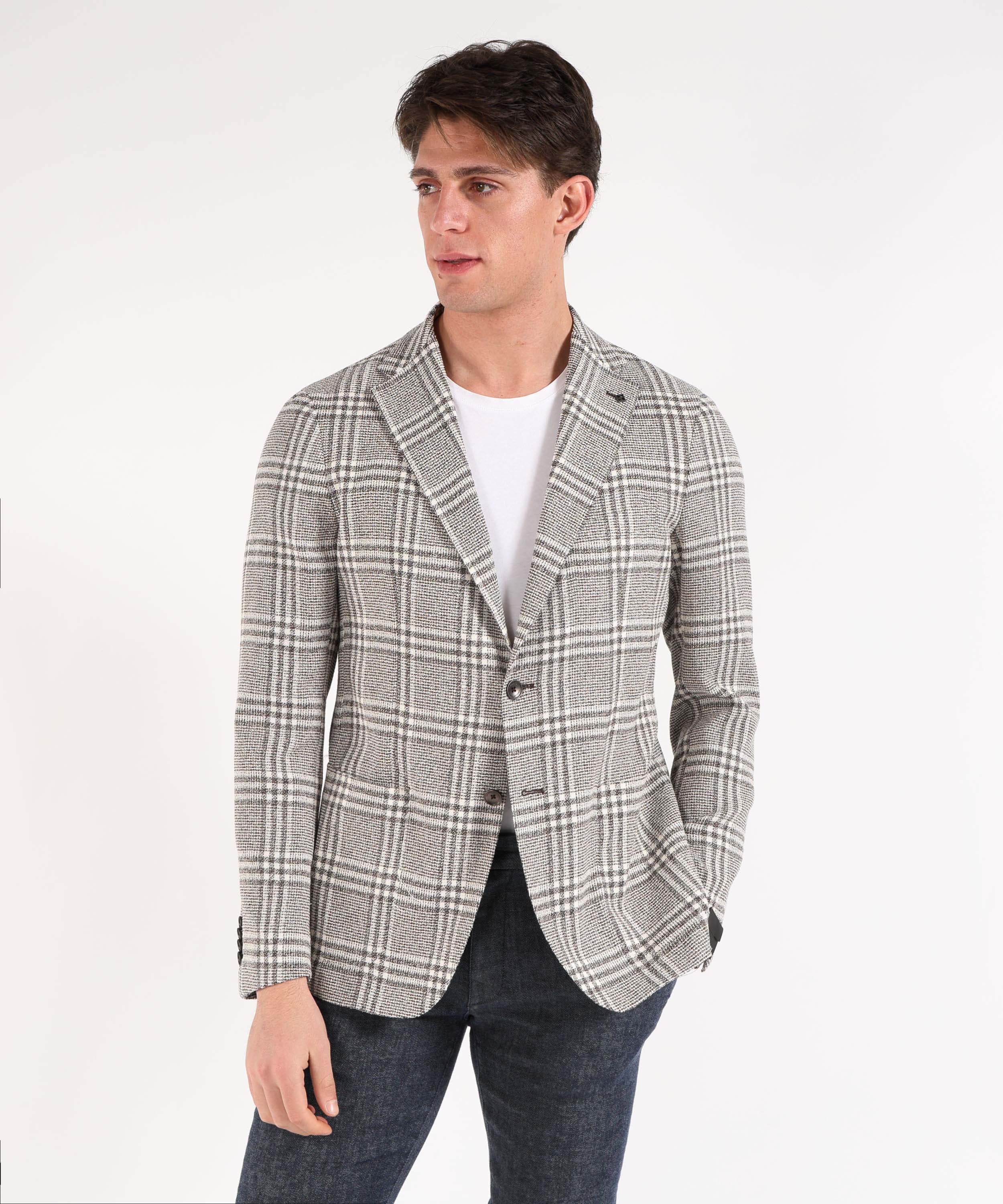 Giacche TAGLIATORE Giacca Sfoderata – Monopetto 2 Bottoni Fantasia | TAGLIATORE