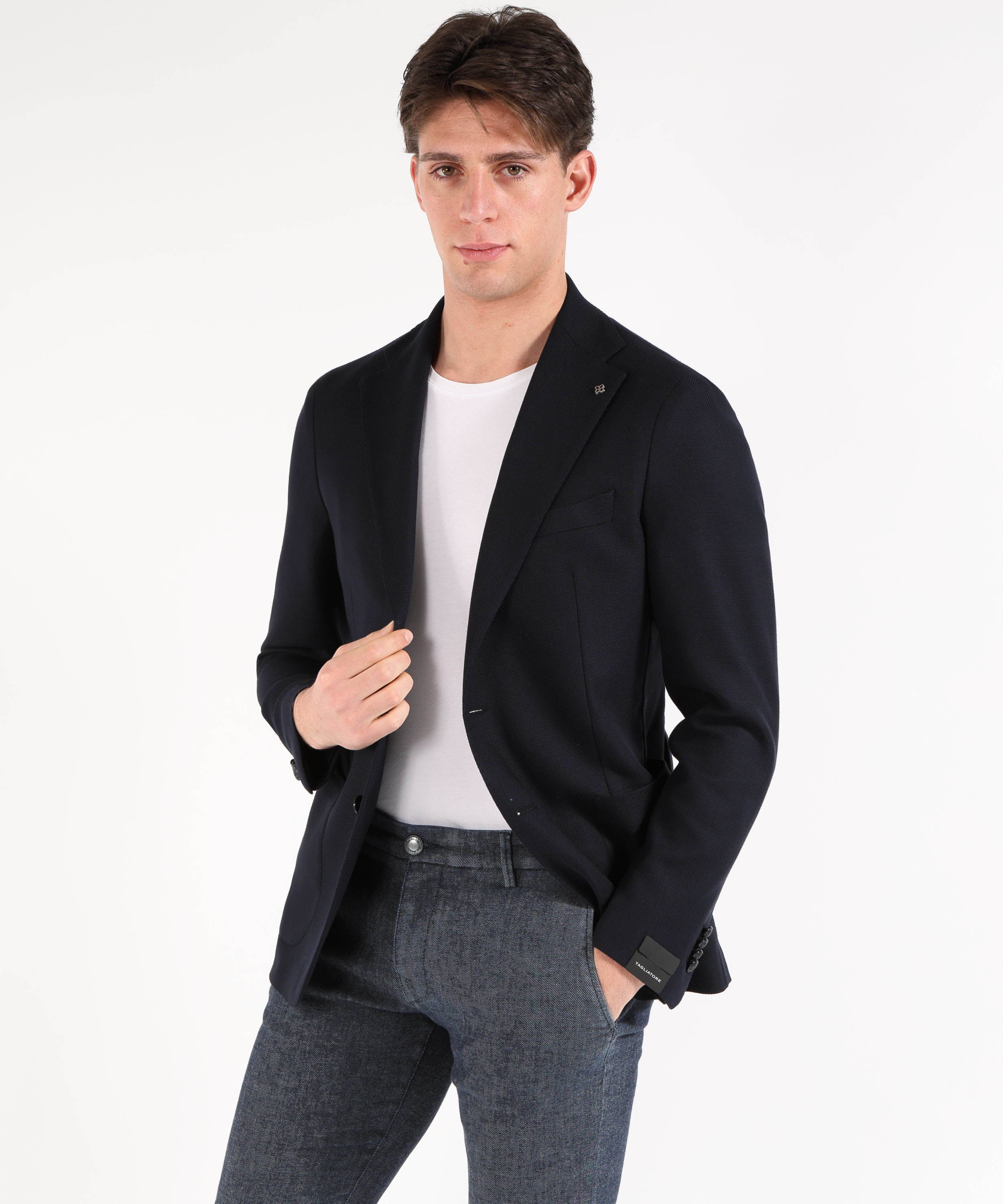 Giacche TAGLIATORE Giacca Sfoderata – Monopetto 2 Bottoni Blu | TAGLIATORE