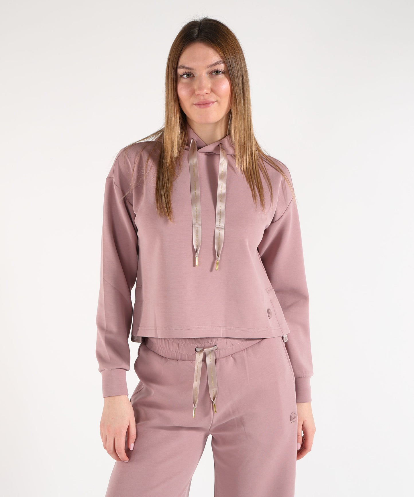 COLMAR Felpa crop in cotone modal