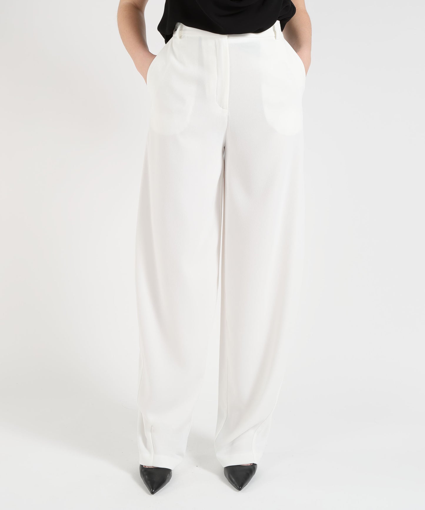 ELISABETTA FRANCHI Lightweight Crêpe Pants