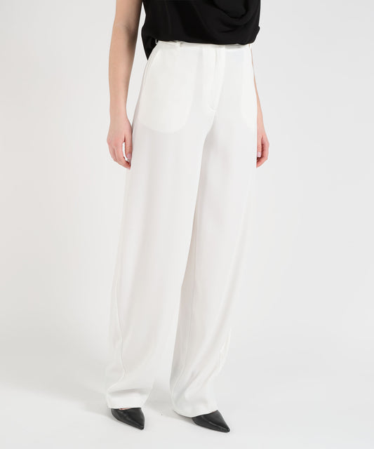 ELISABETTA FRANCHI Pantaloni in crêpe leggero