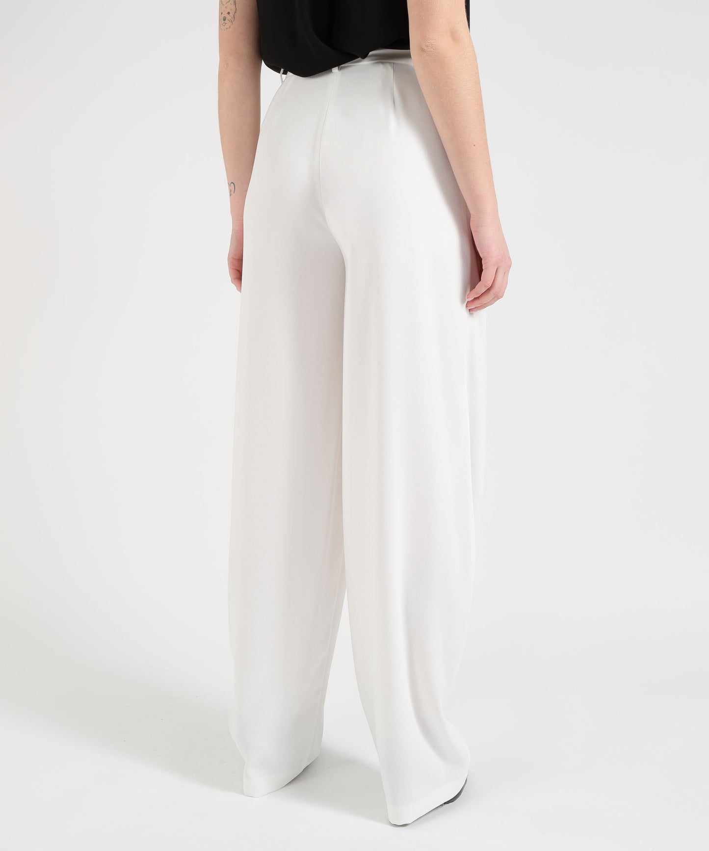 ELISABETTA FRANCHI Lightweight Crêpe Pants