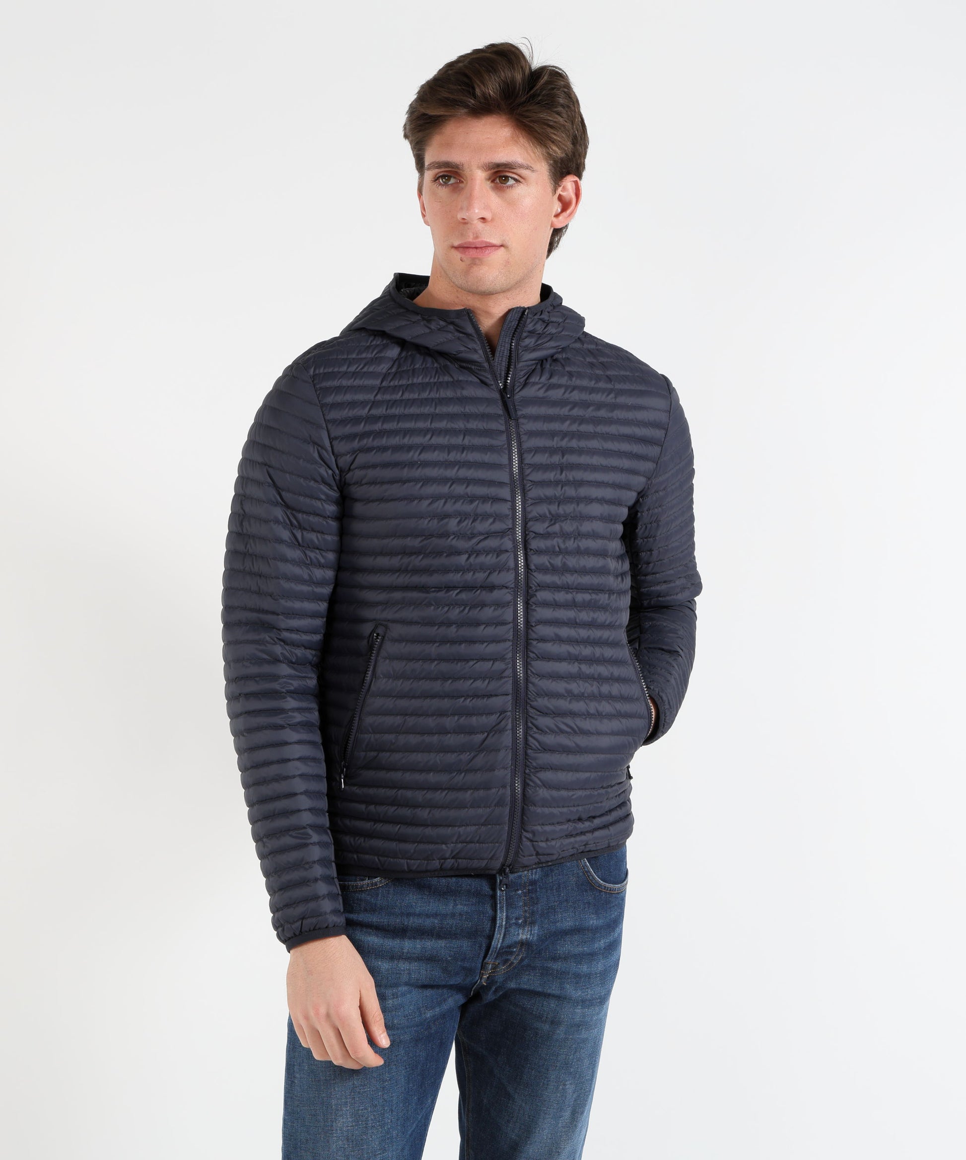 Giacche COLMAR Piumino leggero con cappuccio Blu navy | COLMAR