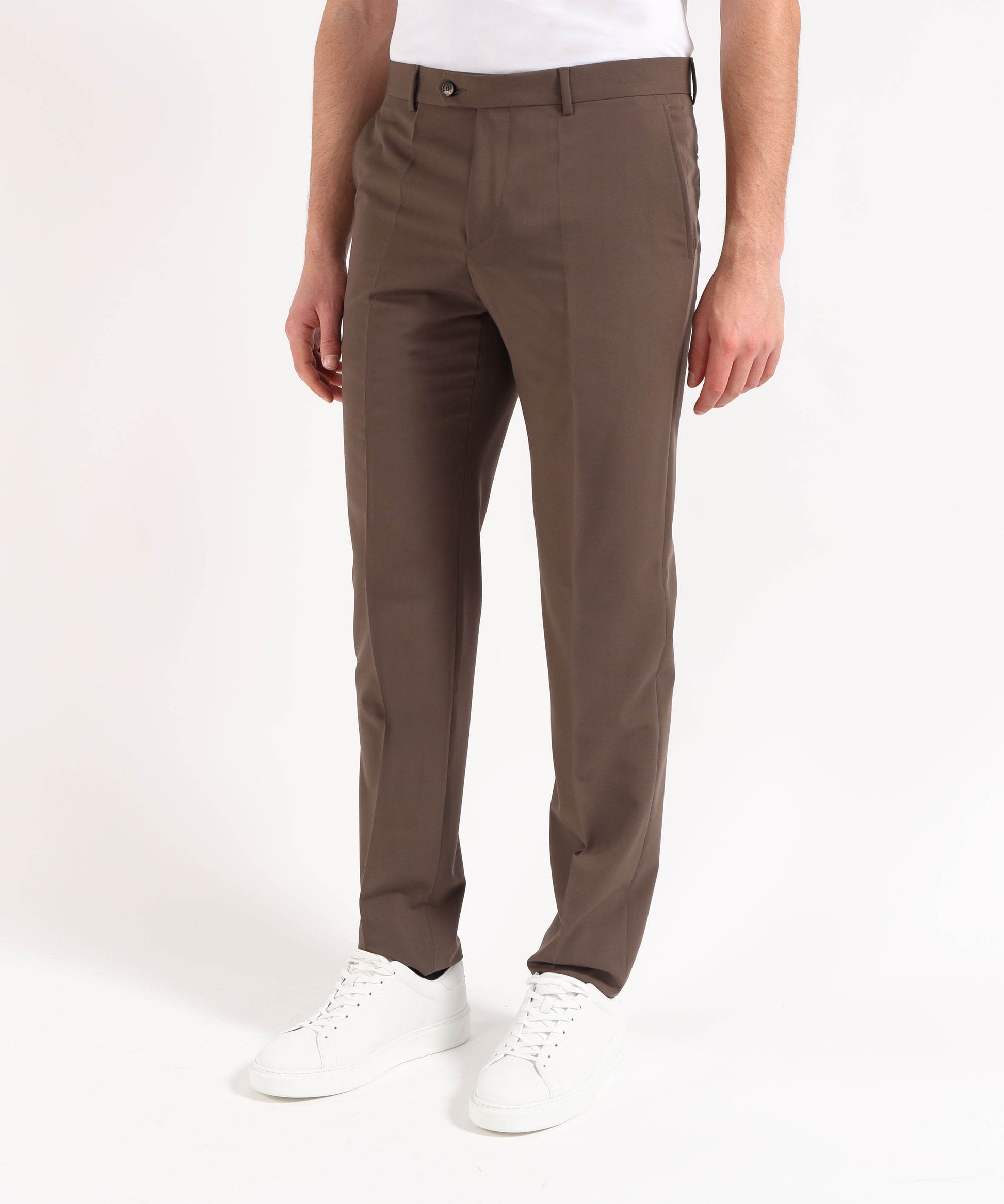 Dresses &amp; Suits MANUEL RITZ Double-breasted suit with matching trousers Marrone | MANUEL RITZ