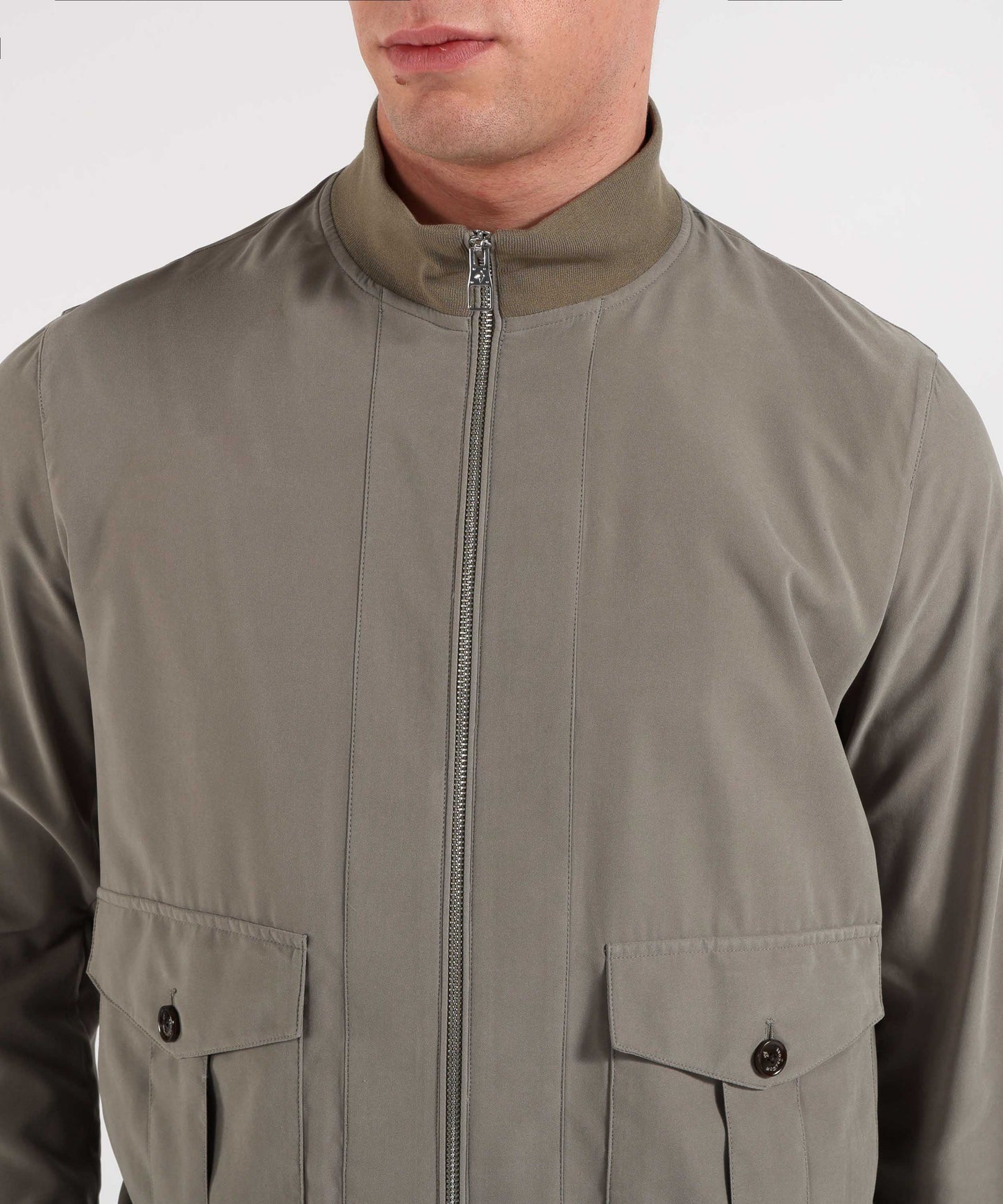 MONTECORE Giubbino stile Valstarino con collo in pied