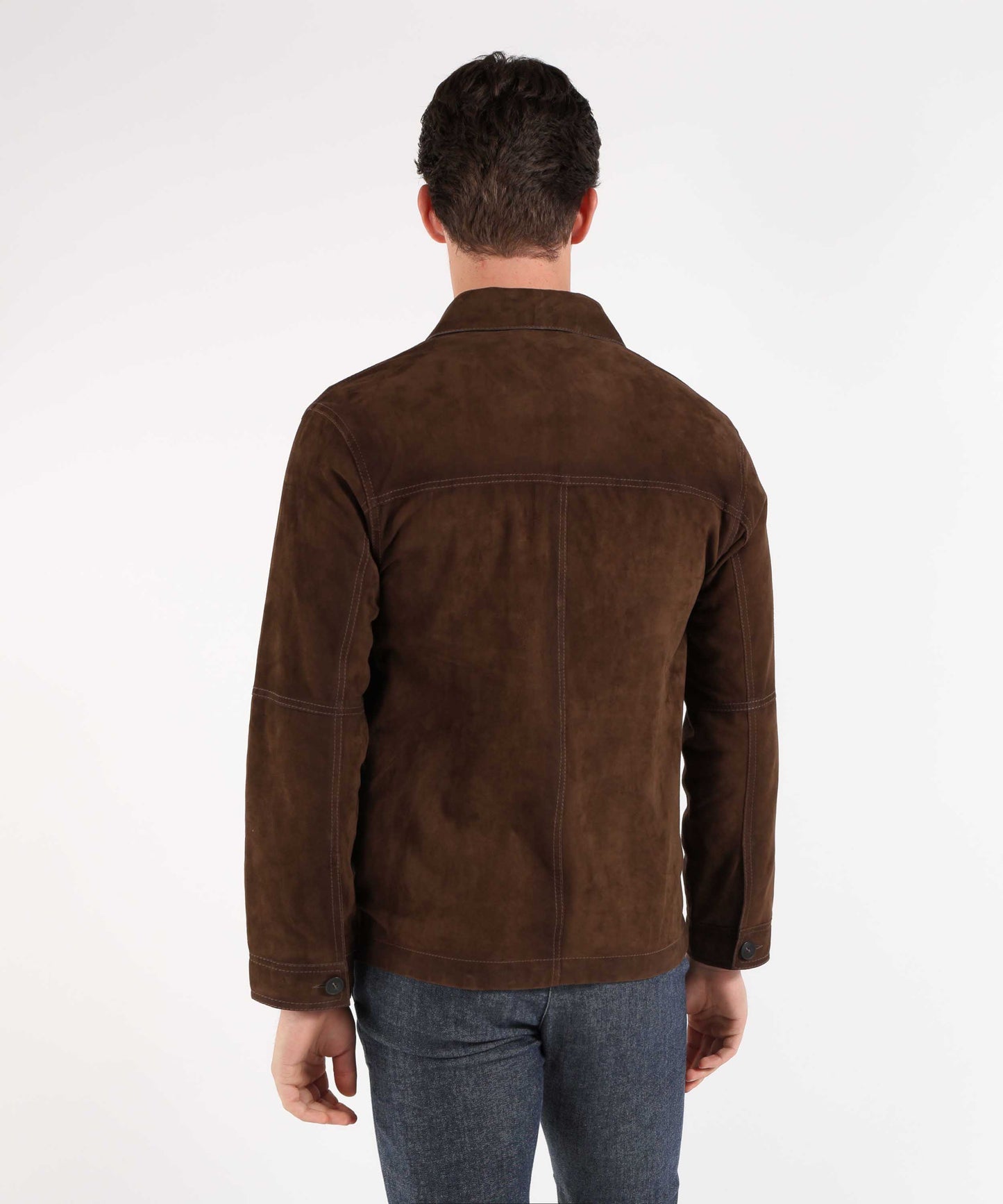 THE JACK LEATHERS Field Jacket in camoscio suede travel