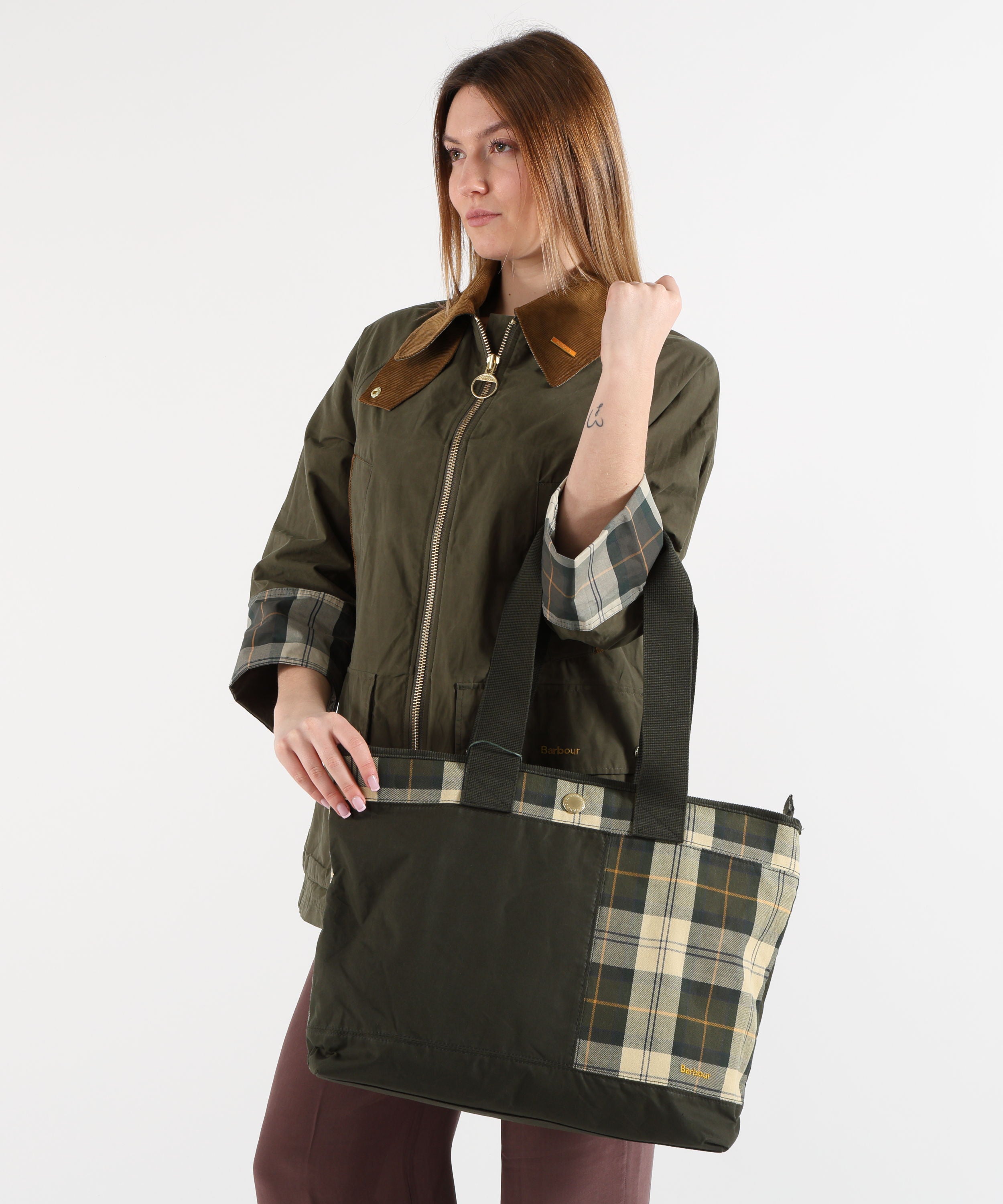 BARBOUR Borsa tote patchwork Mya