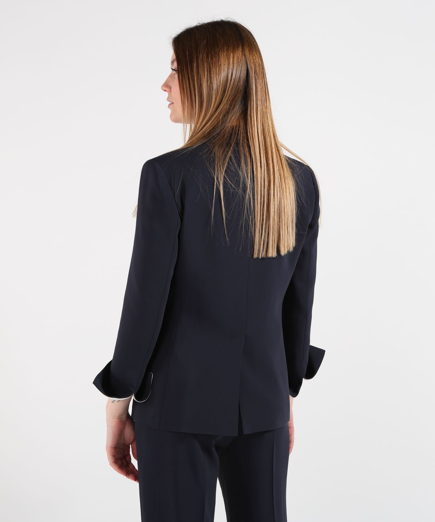 SEVENTY Giacca monopetto in cady crêpe viscosa