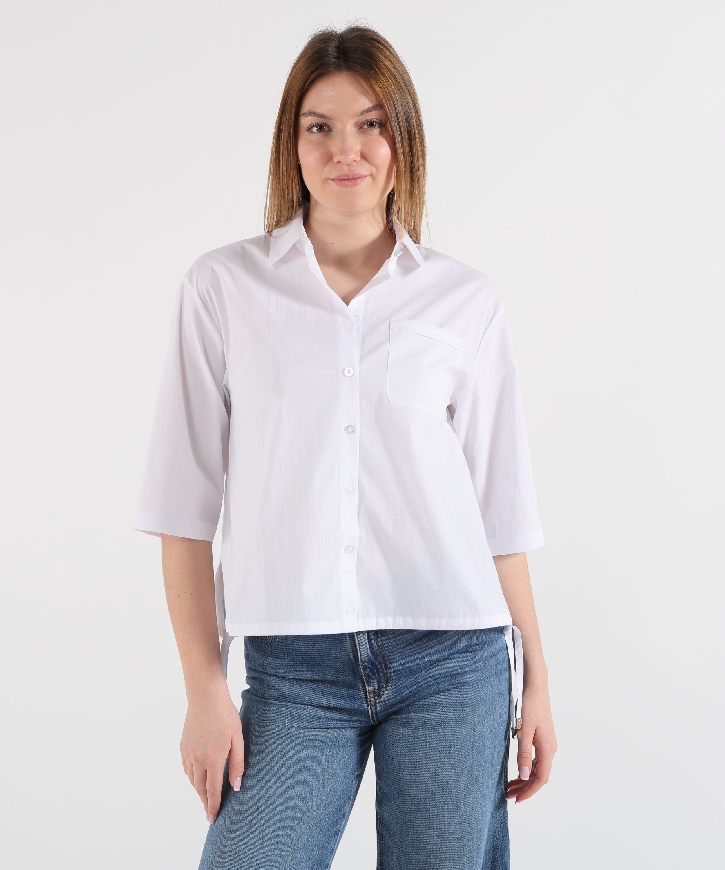 Camicie LIUJO WHITE Camicia a maniche corte Bianco ottico | LIUJO WHITE