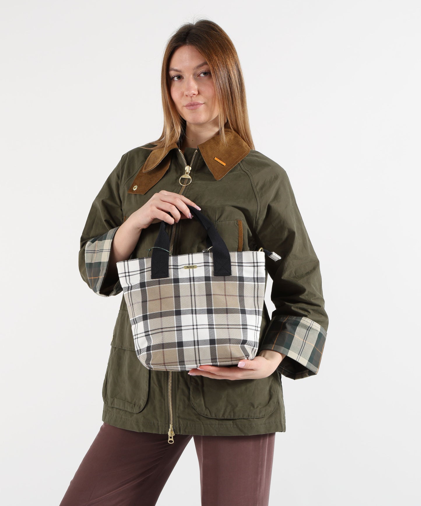 BARBOUR Maisy Tartan Tote Bag