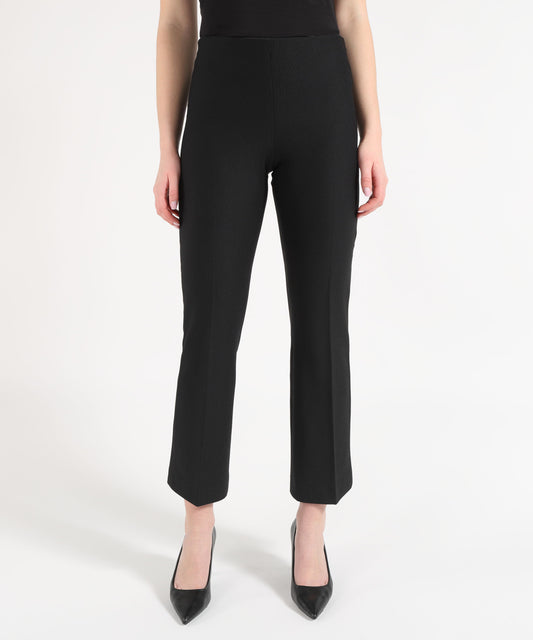 SEVENTY Pantalone slim fit alla caviglia elasticato in tessuto tecnico bistretch nido d'ape