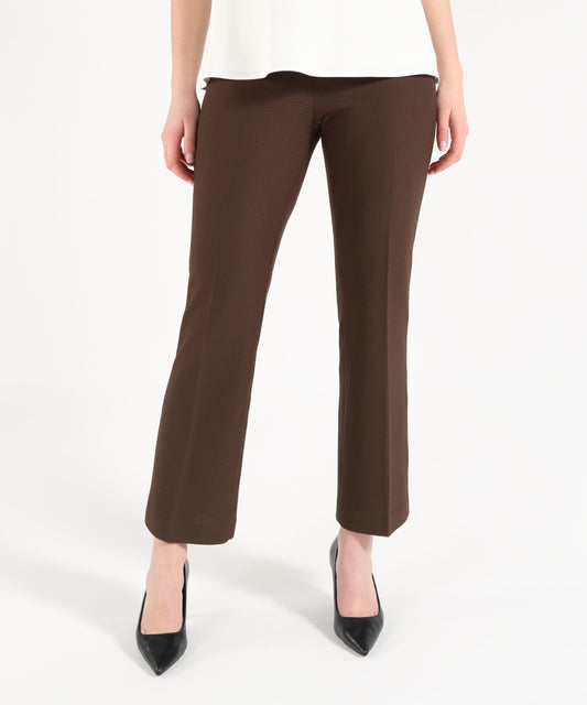 SEVENTY Pantalone slim fit alla caviglia elasticato in tessuto tecnico bistretch nido d'ape