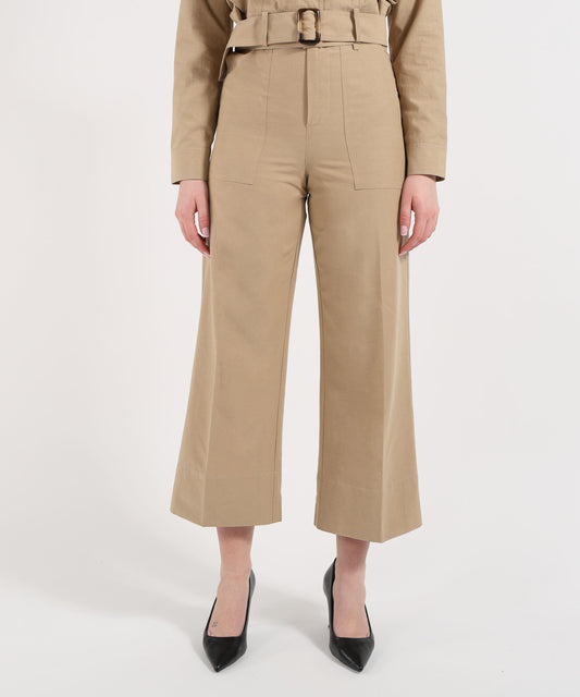 Pantaloni LIUJO WHITE Pantalone chino in Tencel e misto cotone Ginger | LIUJO WHITE