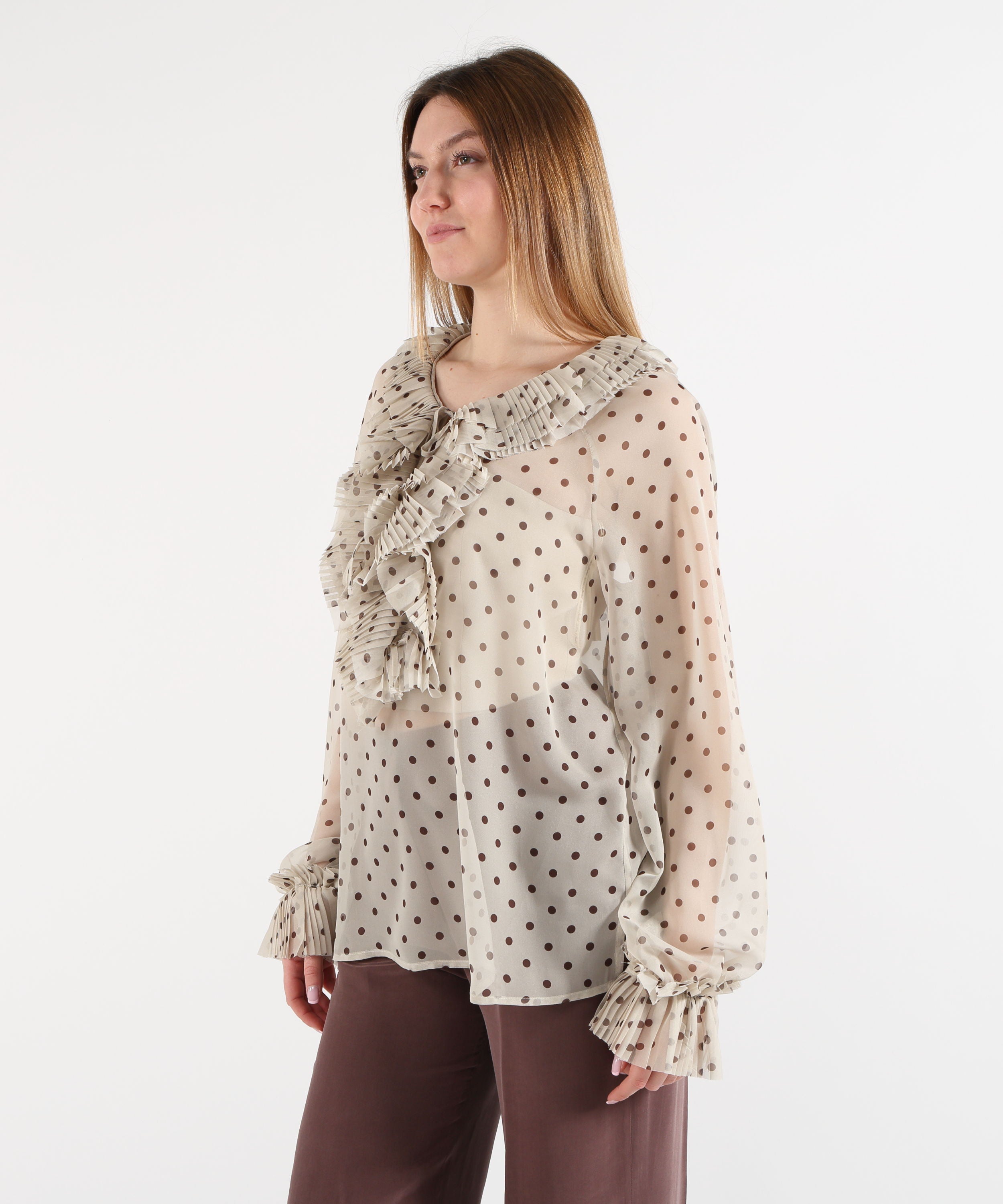 P.A.R.O.S.H. Blusa a pois