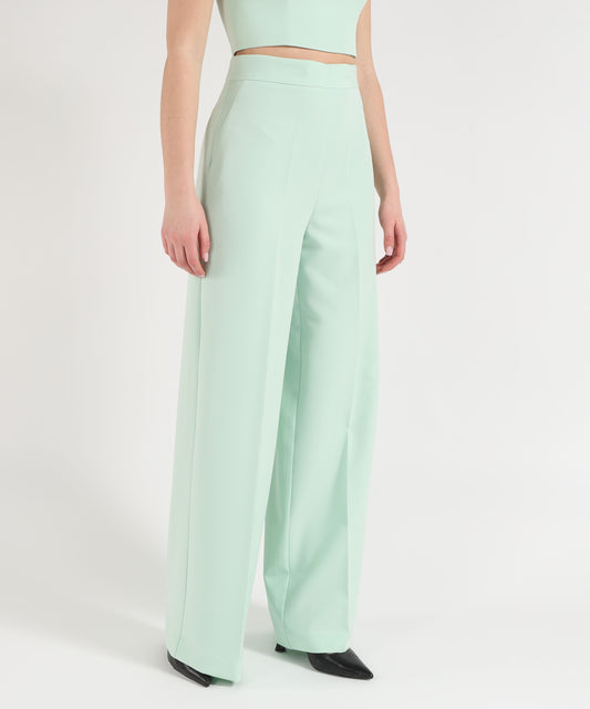 SILENCE LIMITED Pantalone palazzo vita alta